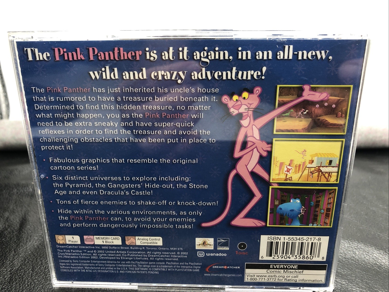 J4 The Pink Panther: Pinkadelic Pursuit – Sony PlayStation 1 (2003)