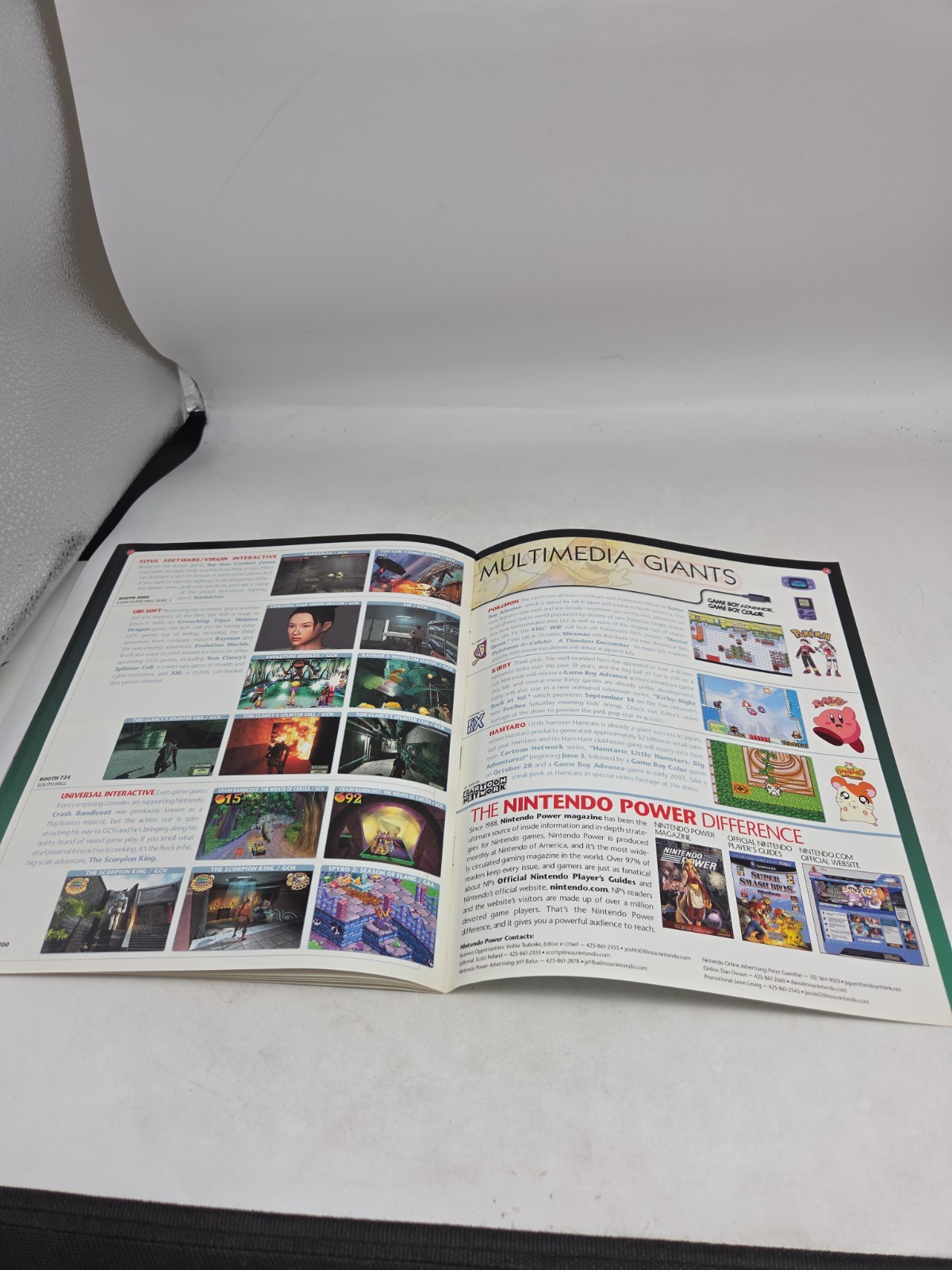 Nintendo Power E3 2002 Promotional Catalog Mario Sunshine Zelda Metroid Star Fox