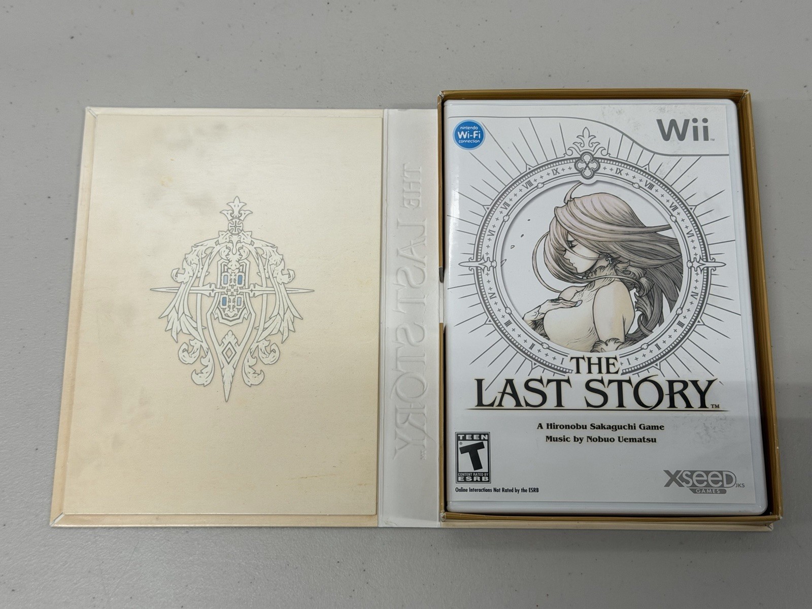 The Last Story (Nintendo Wii, 2012) COMPLETE IN BOX (CIB) W/ Art Book & Game!