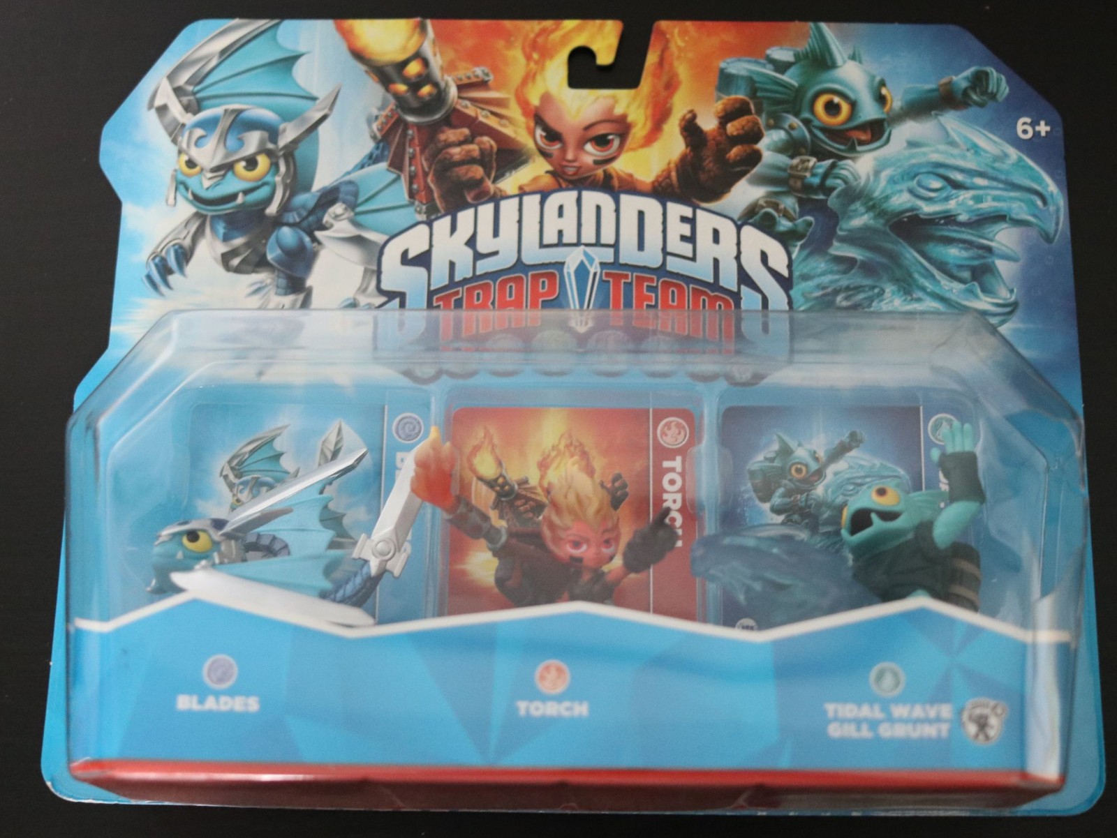 Skylanders Trap Team Triple Pack – Blades & Torch & Tital Wave Gill Grunt – New