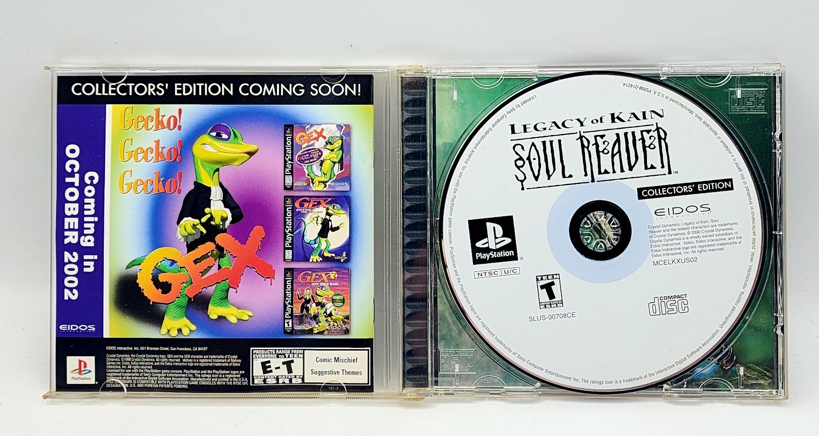 PS1 Eidos Collectors’ Edition Soul Reaver, Legacy of Kain & Fighting Force