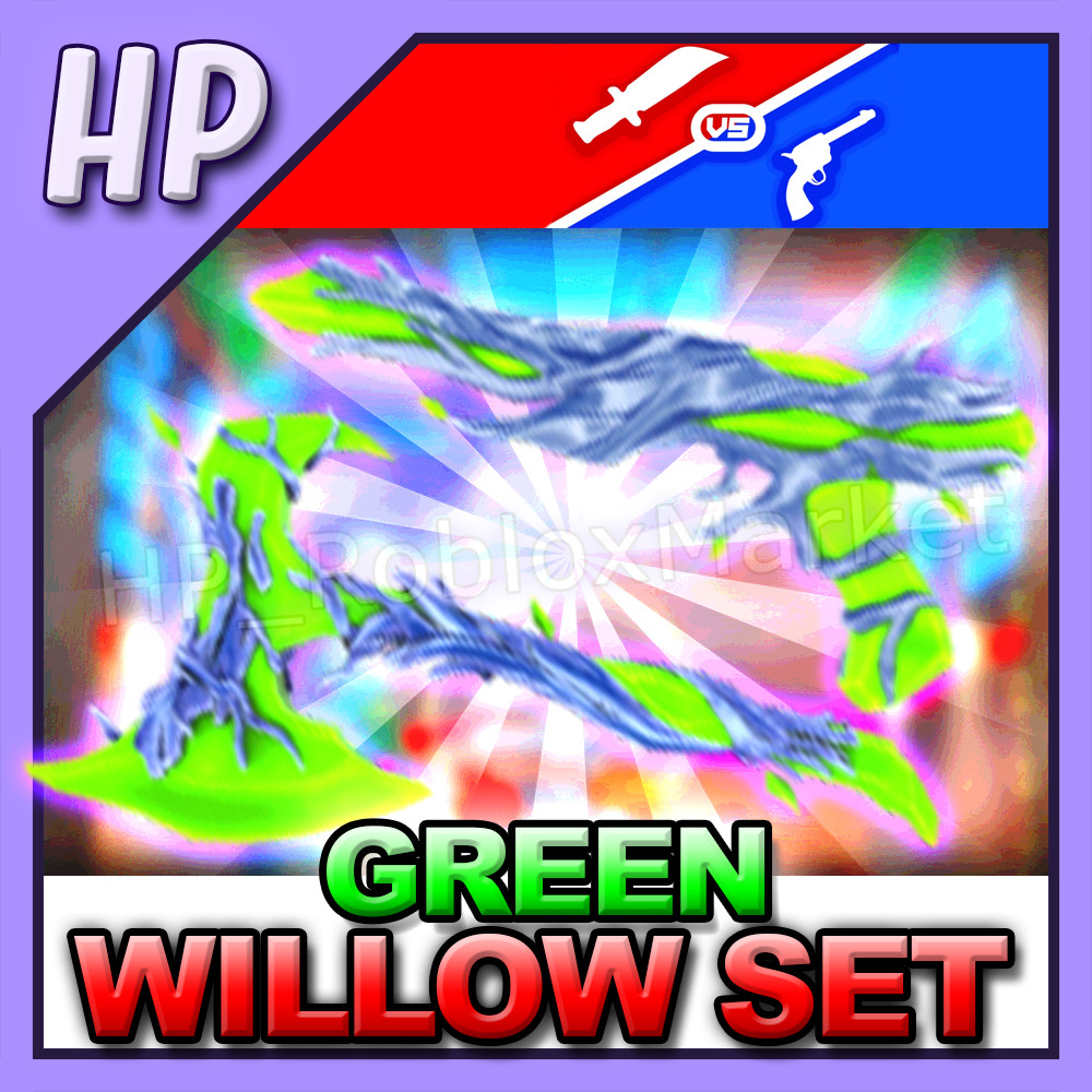 GREEN WILLOW SET| MVSD – Murderers vs Sheriffs Duels [⚡FAST DELIVERY⚡] knife gun