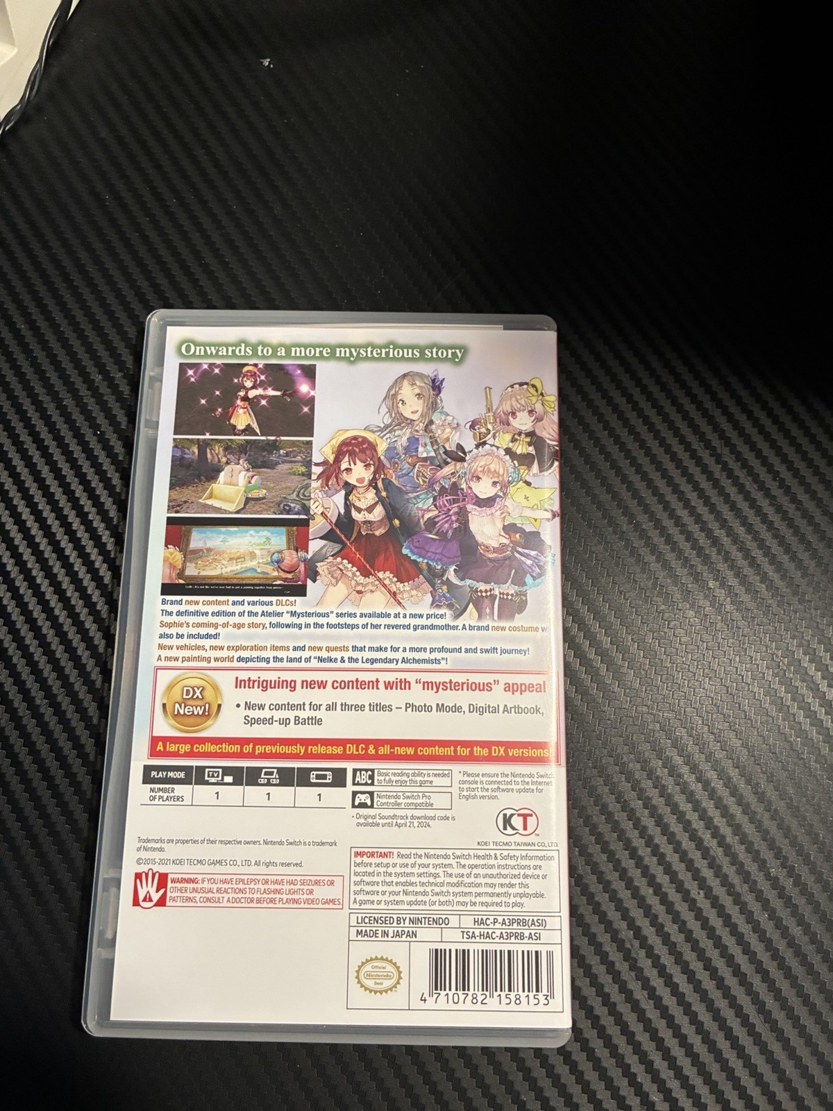 (Read DESC) Atelier Mysterious Trilogy Deluxe Pack (Nintendo Switch, 2021)