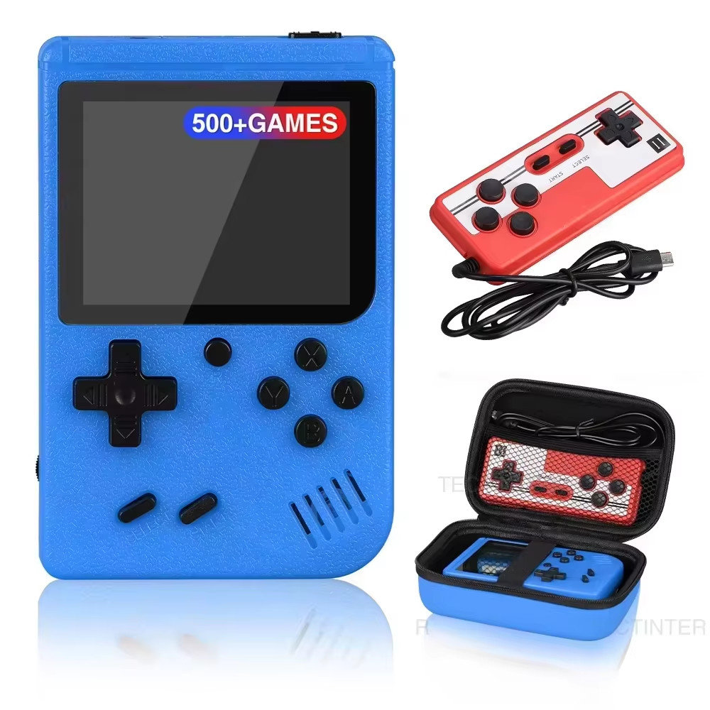 2.4″ Retro Mini Handheld Game Console 8-Bit 500 Built-In Games Kid Gift
