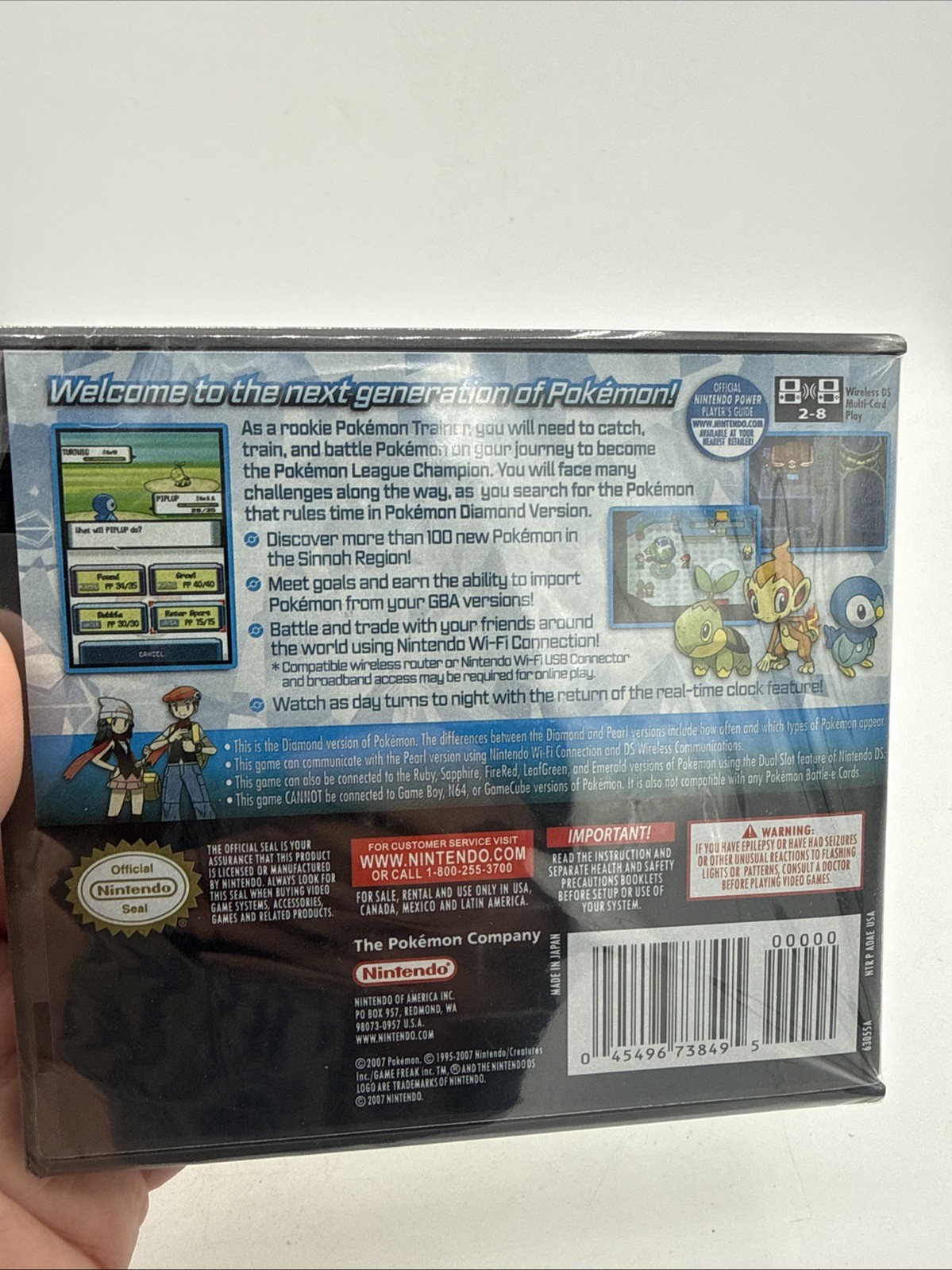 Pokémon Diamond Version Nintendo DS Brand New Factory Sealed Authentic Mint