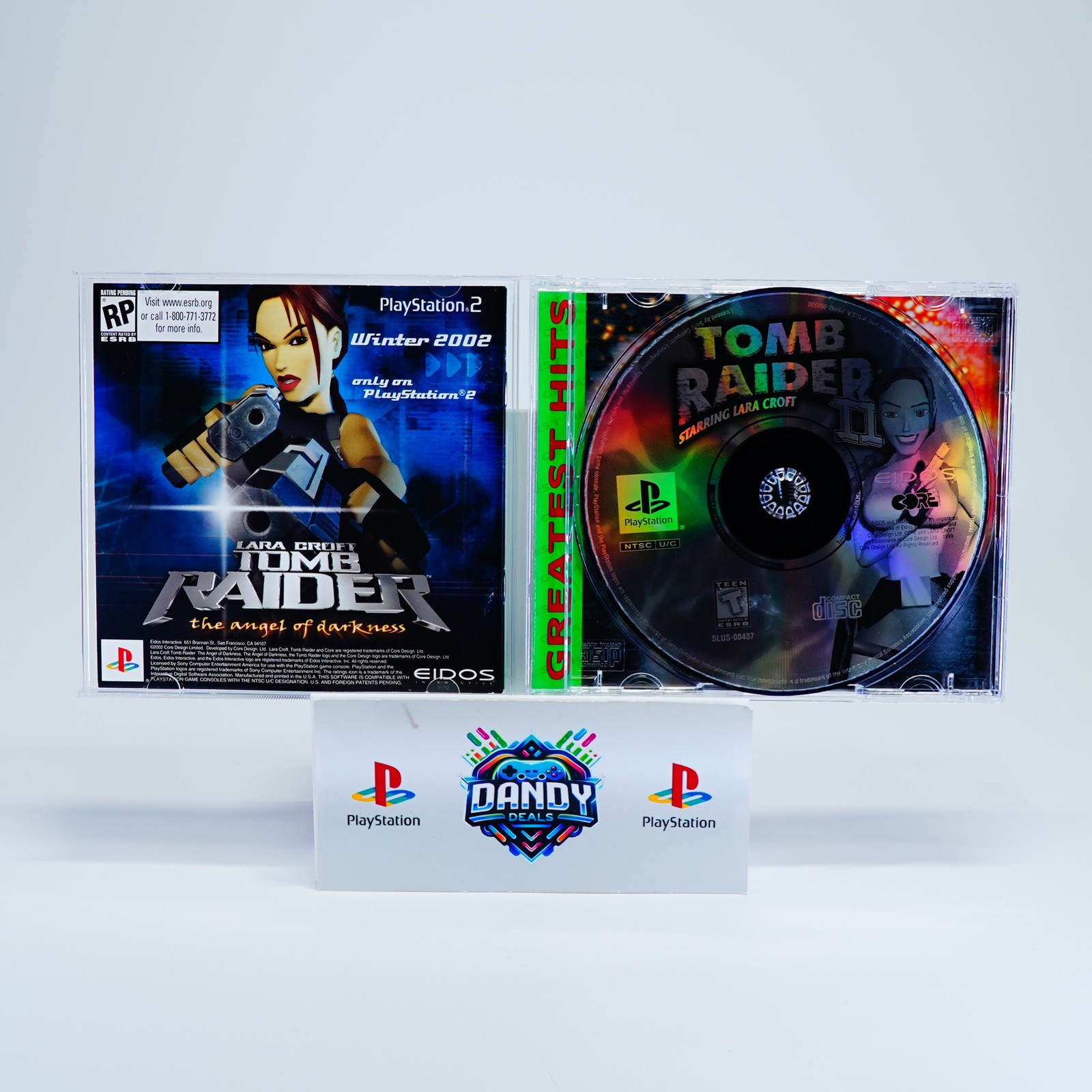 Tomb Raider 2 II PS1 CIB W/ Manual – PlayStation