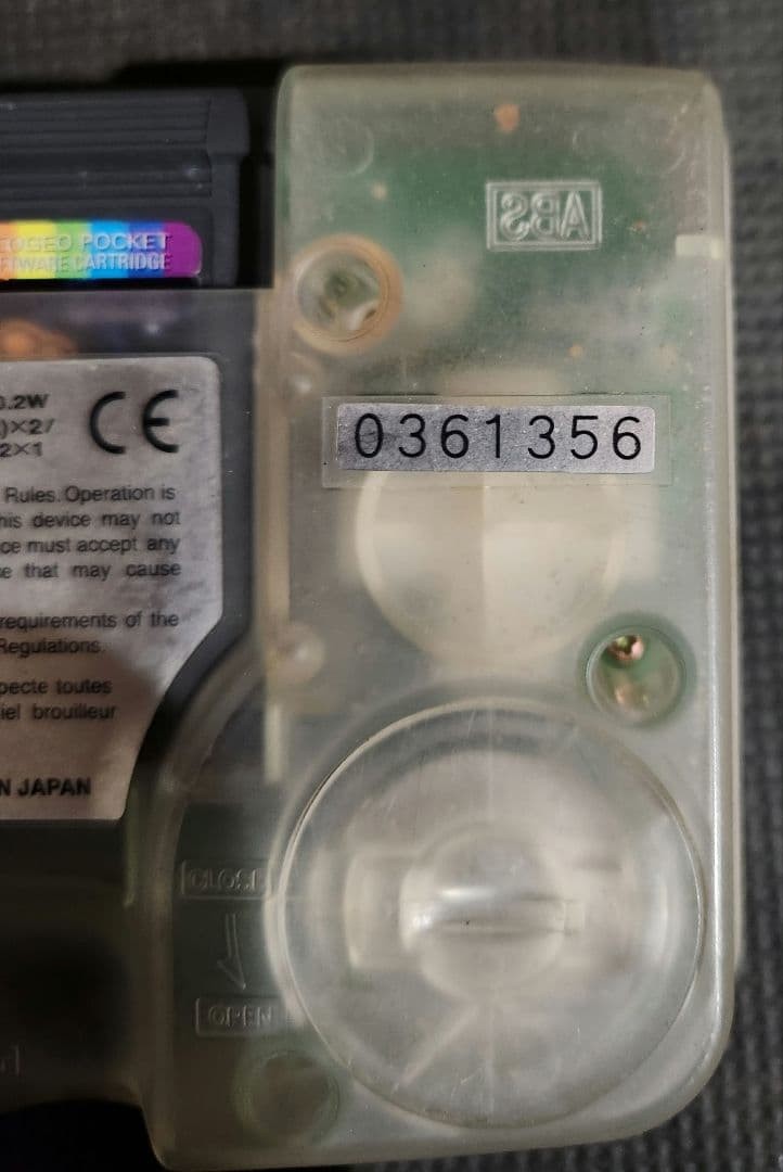 Neo Geo NeoGeo Pocket Color Console Silver Operation Confirmed