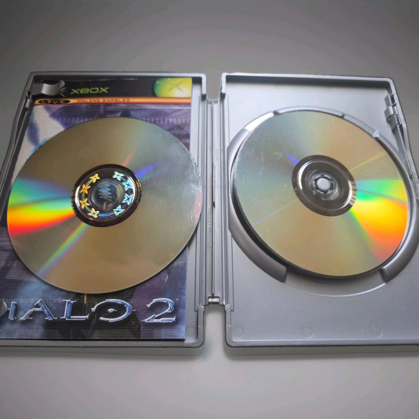 Halo 2: Limited Collector’s Edition Xbox Discs + Steelbook Case + Inserts
