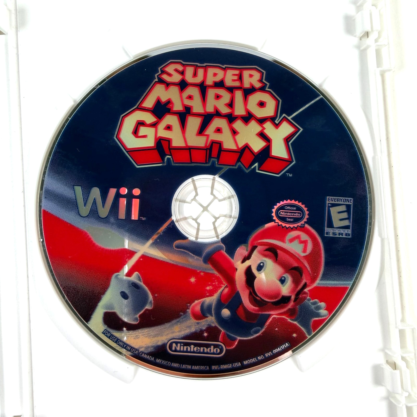 Super Mario Galaxy – Nintendo Wii 2007 – CIB Case and Manual – Tested & Works