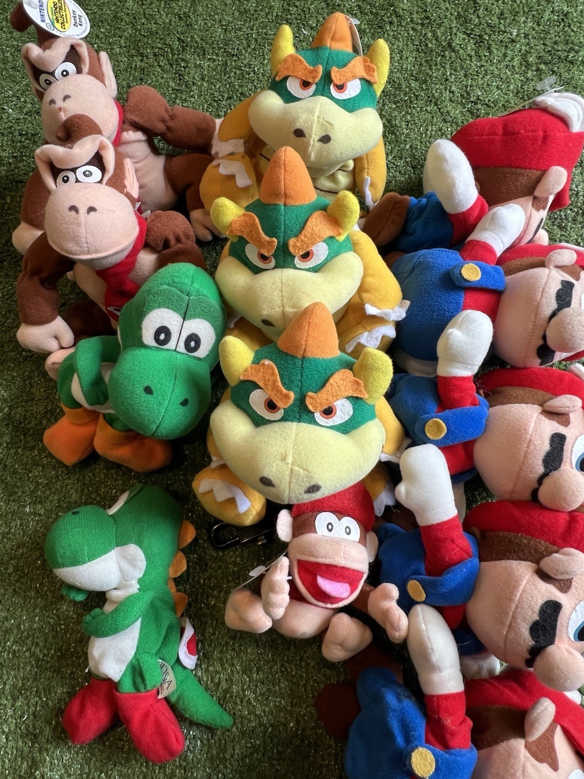13 1997 Nintendo 6″ Plush BDA BD&A Super Mario Yoshi N64 Video Game Bean Bag