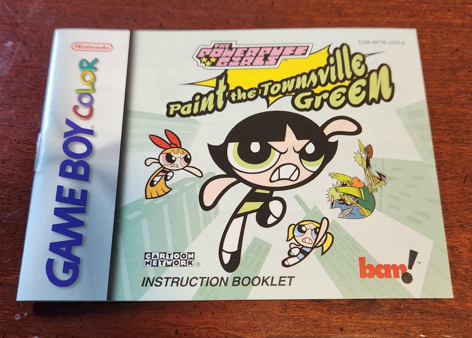 Game Boy Instruction Booklet – The Powerpuff Girls: Paint The Townsville Green