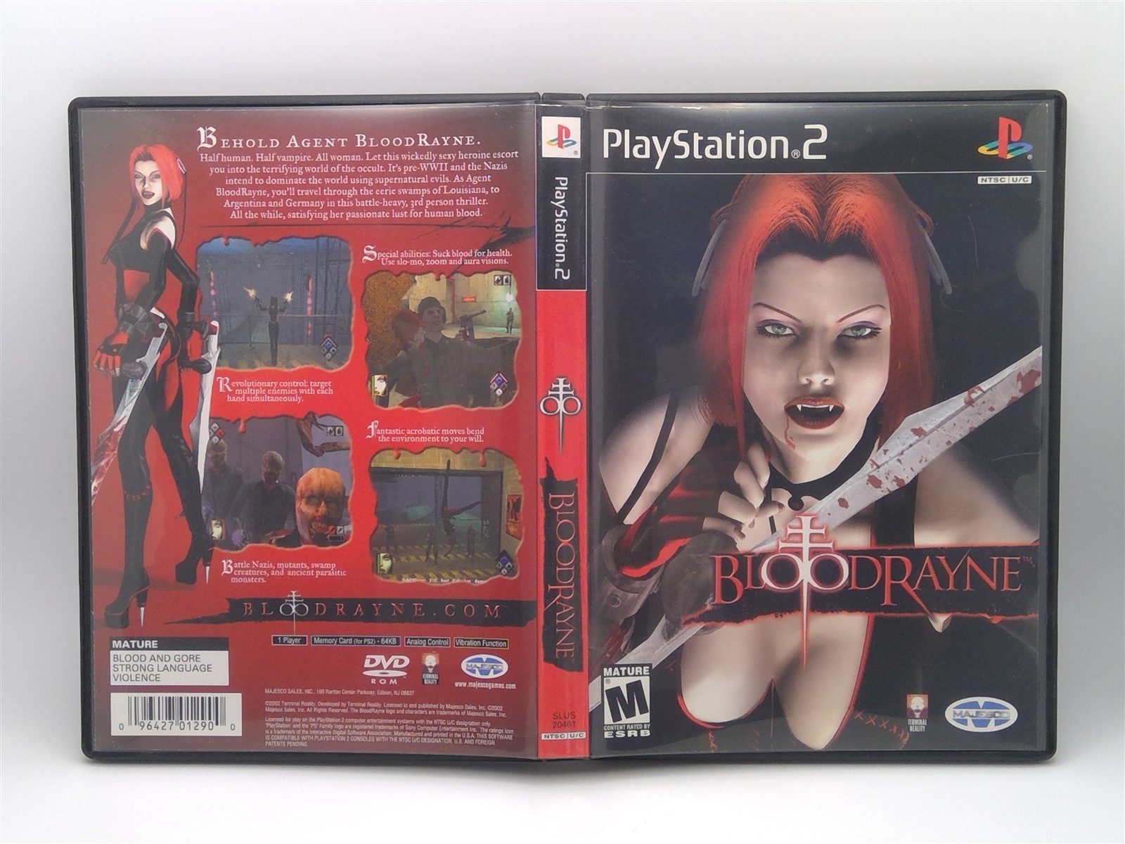 BloodRayne (PlayStation 2, 2002) Clean Tested Working – Free Ship
