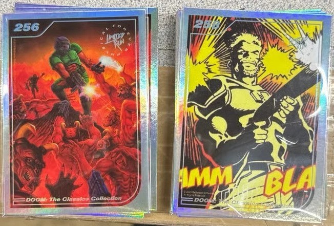 Doom classics collection limited run games trading card 256 258 silver series 2