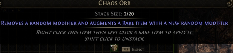 2000x Chaos orb Path of Exile 2 Return of the Ancients League POE 2