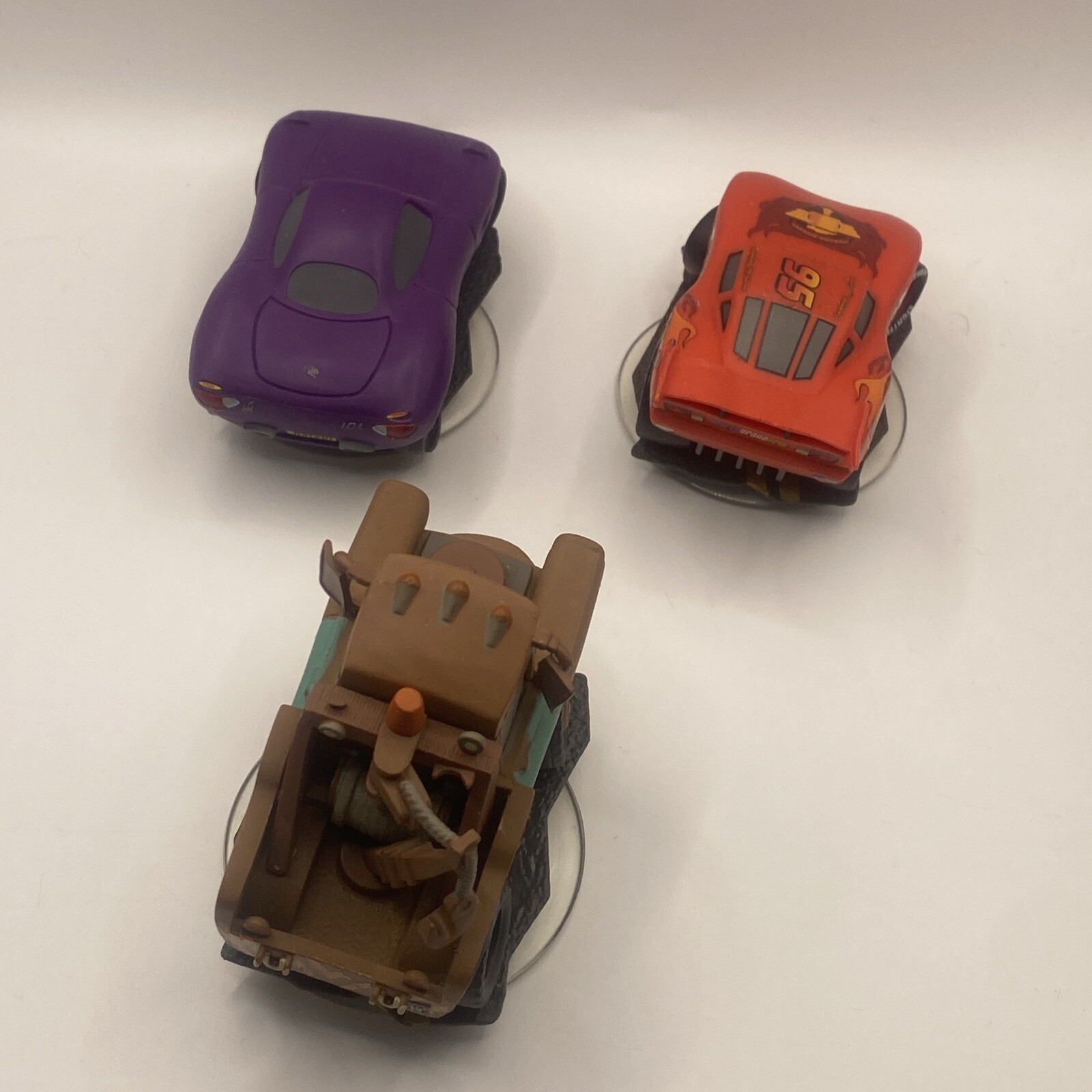 Disney Infinity 1.0 Characters Lightning Mcqueen Mater Holley ShiftWell Lot