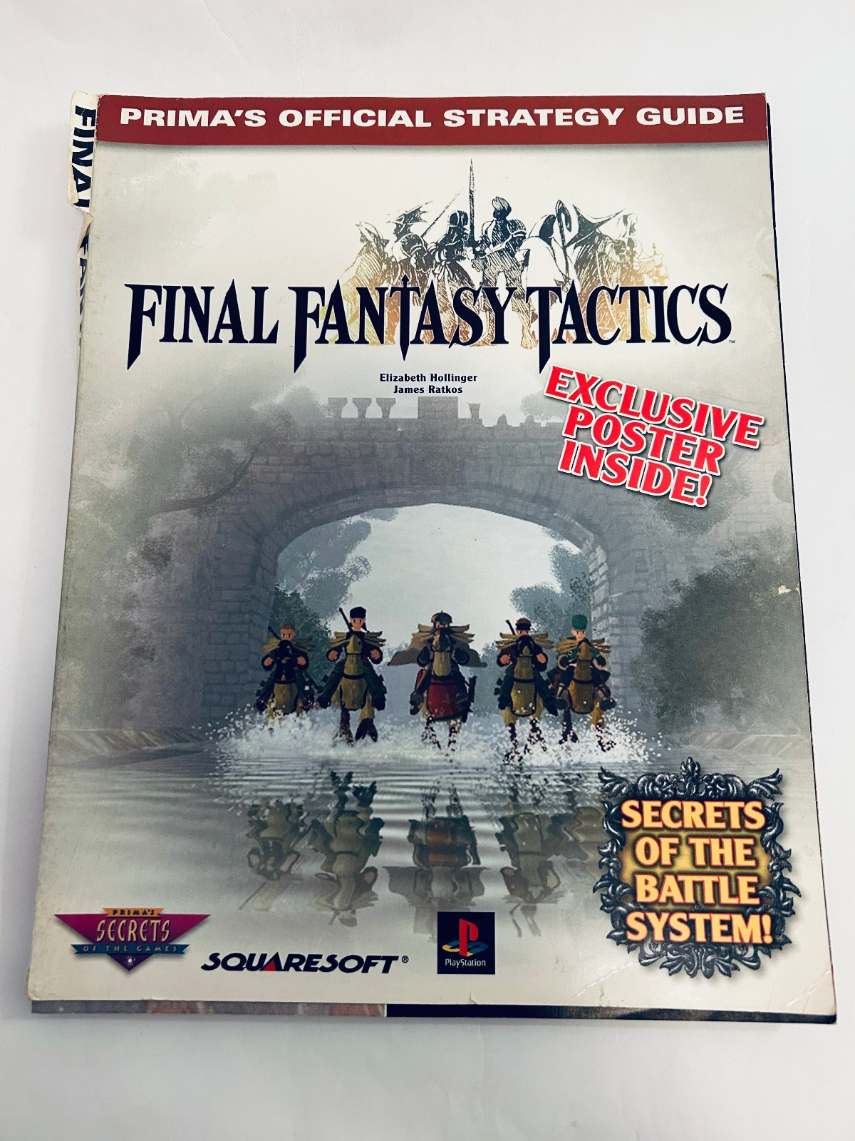 Final Fantasy Tactics PS1 Prima Strategy Guide With Full Card Set and Extras