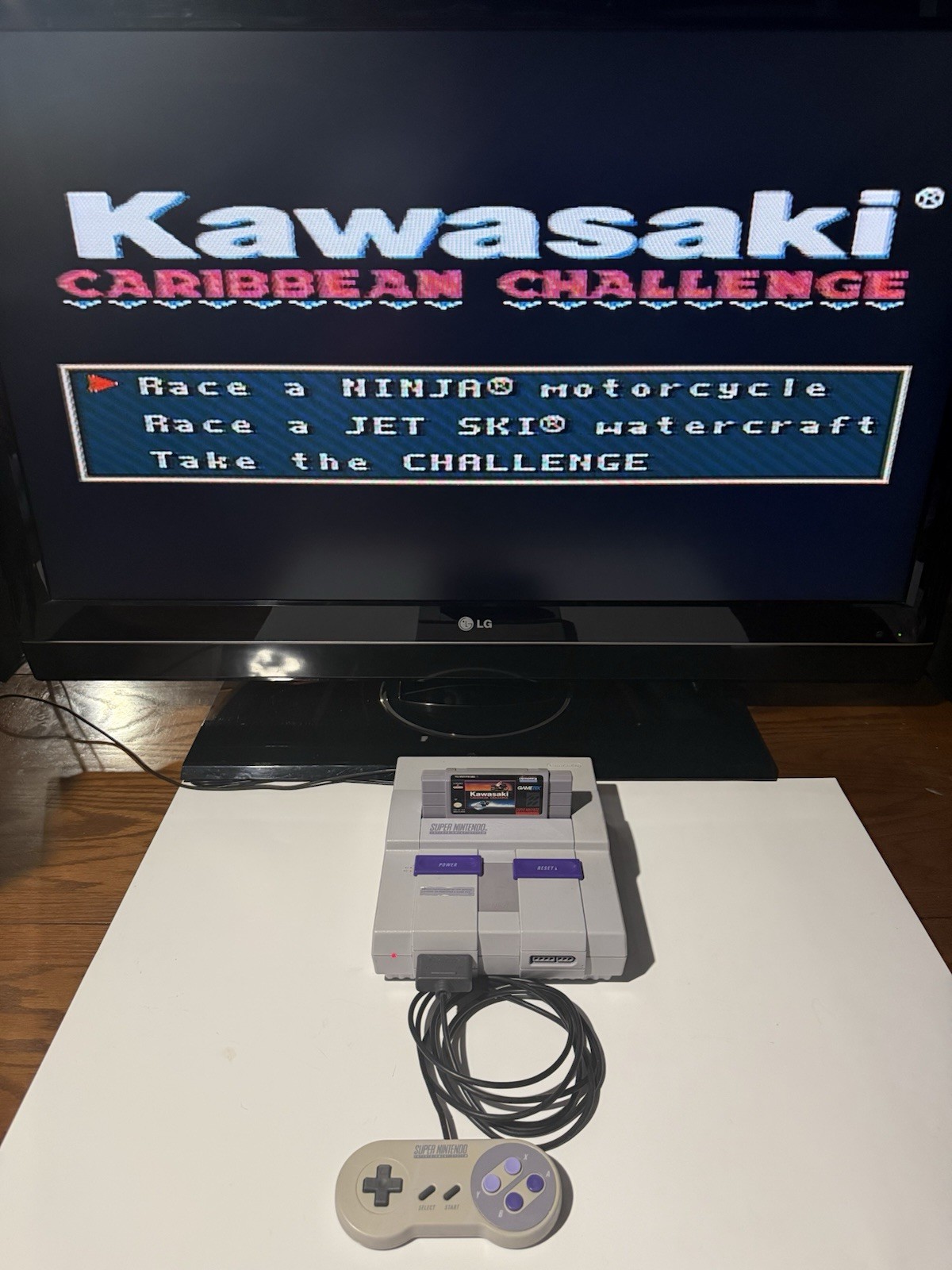 Nintendo Super Nintendo Entertainment System SNES Console SNS-001 w/ Controller