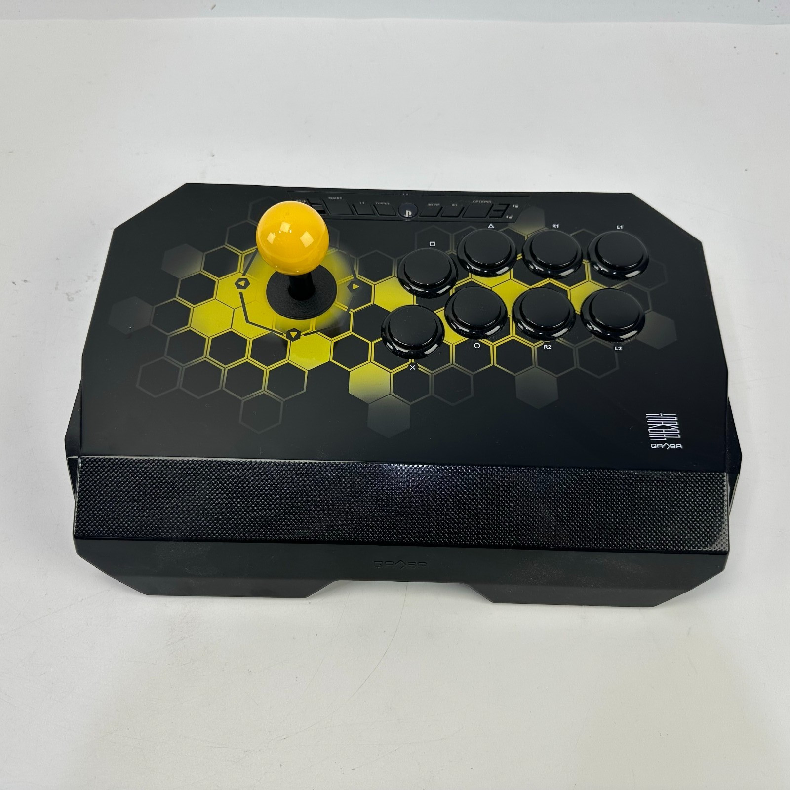 Qanba Drone Arcade Joystick Black/Yellow US Wired for PlayStation PS3/PS4 Works