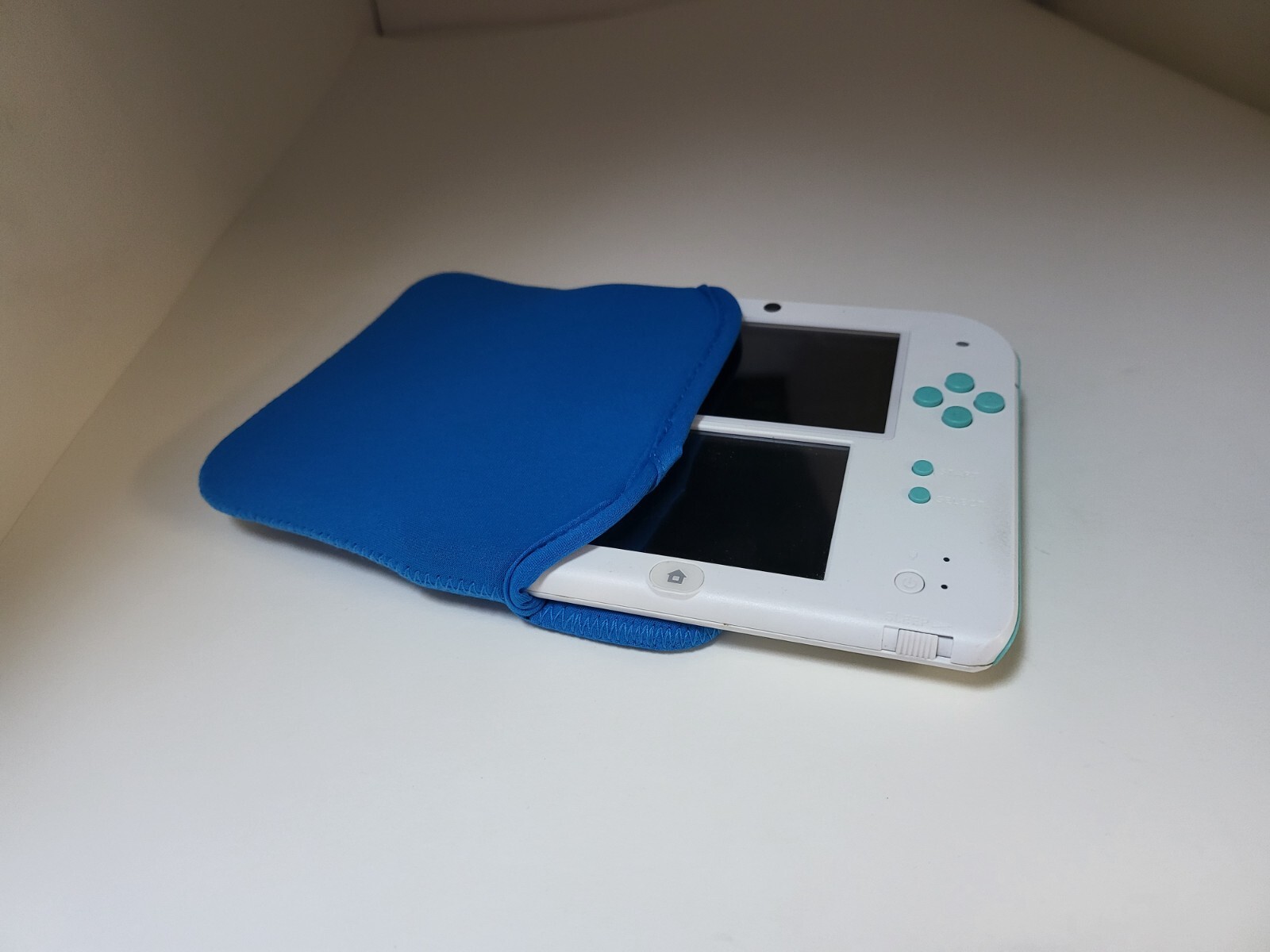 BLUE Padded Soft Pouch Protective Storage Carry Case Purse for Nintendo 2DS #3H