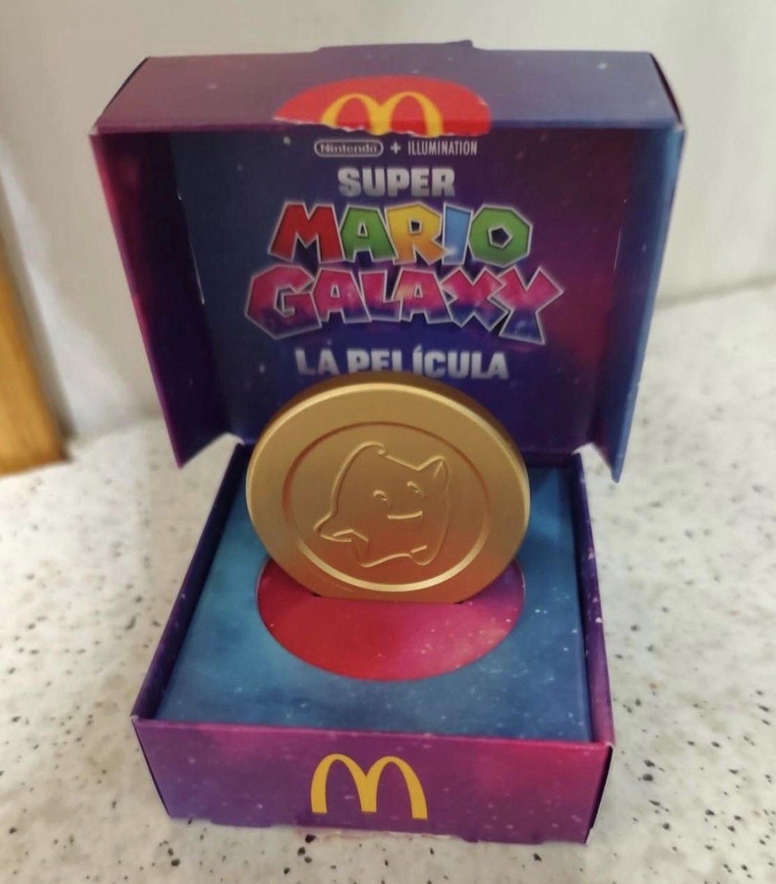 26 McDonald’s Super Mario Galaxy Luma Coin Germany Yoshi figure is not include