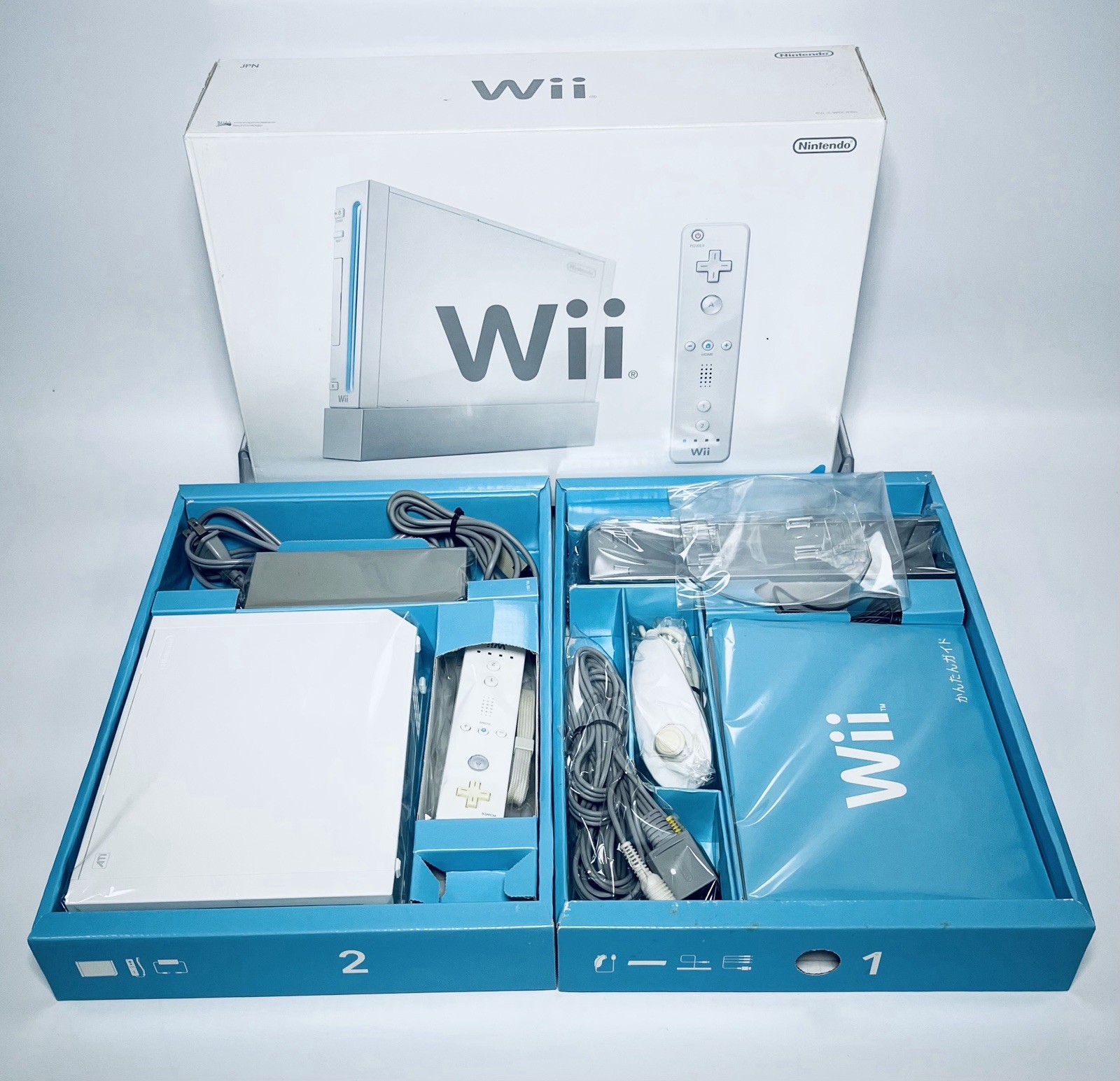 🎮✨ Nintendo Wii RVL-001 White Console Complete in Box (CIB) – Tested Working ✨