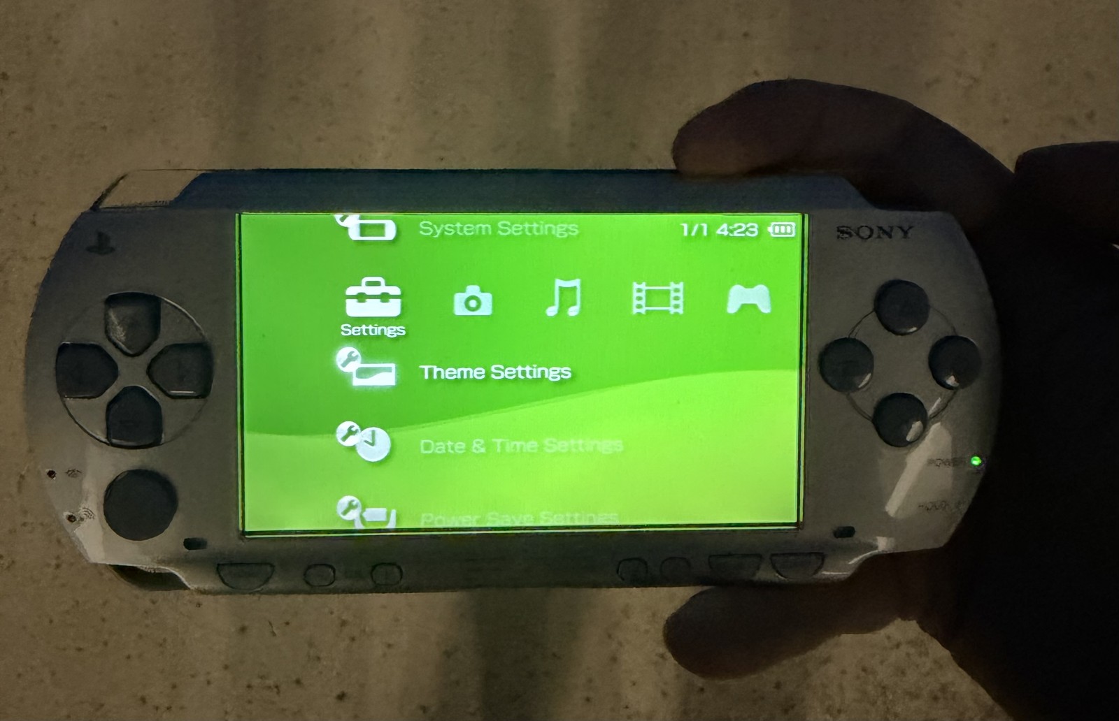 Sony PSP 1000 Silver Handheld Console – Tested Working + New Battery & Charger