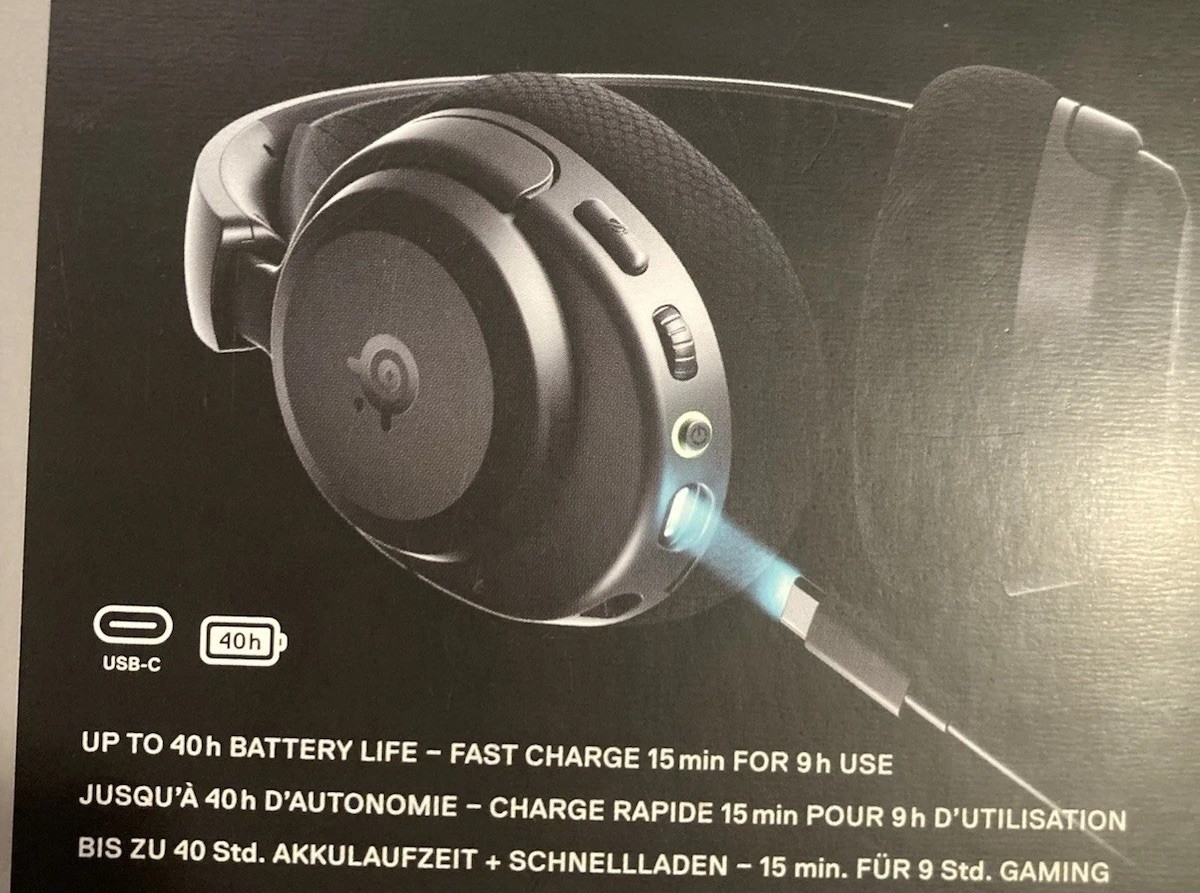 SteelSeries Arctis Nova 3P Wireless Gaming Headset Multi-Platform, Black