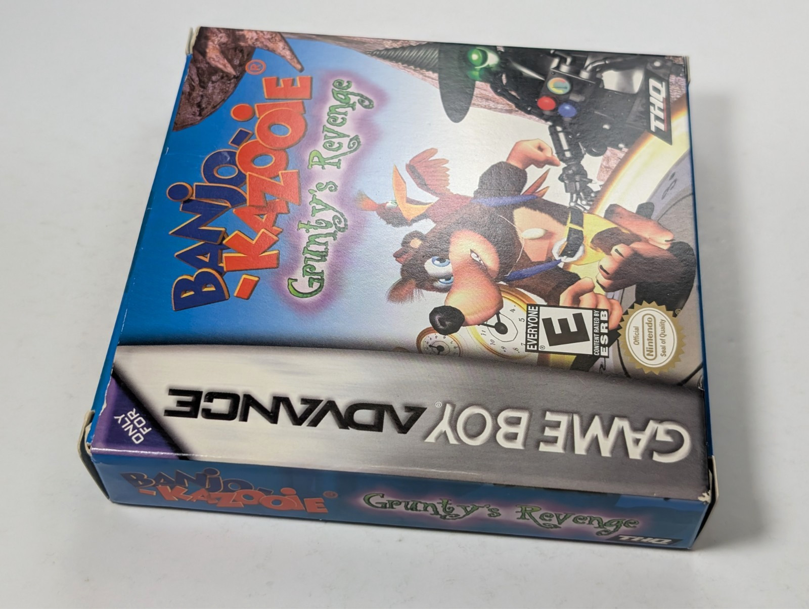 *No game* Banjo Kazooie Grunty’s Revenge Game Boy Advance box + poster authentic
