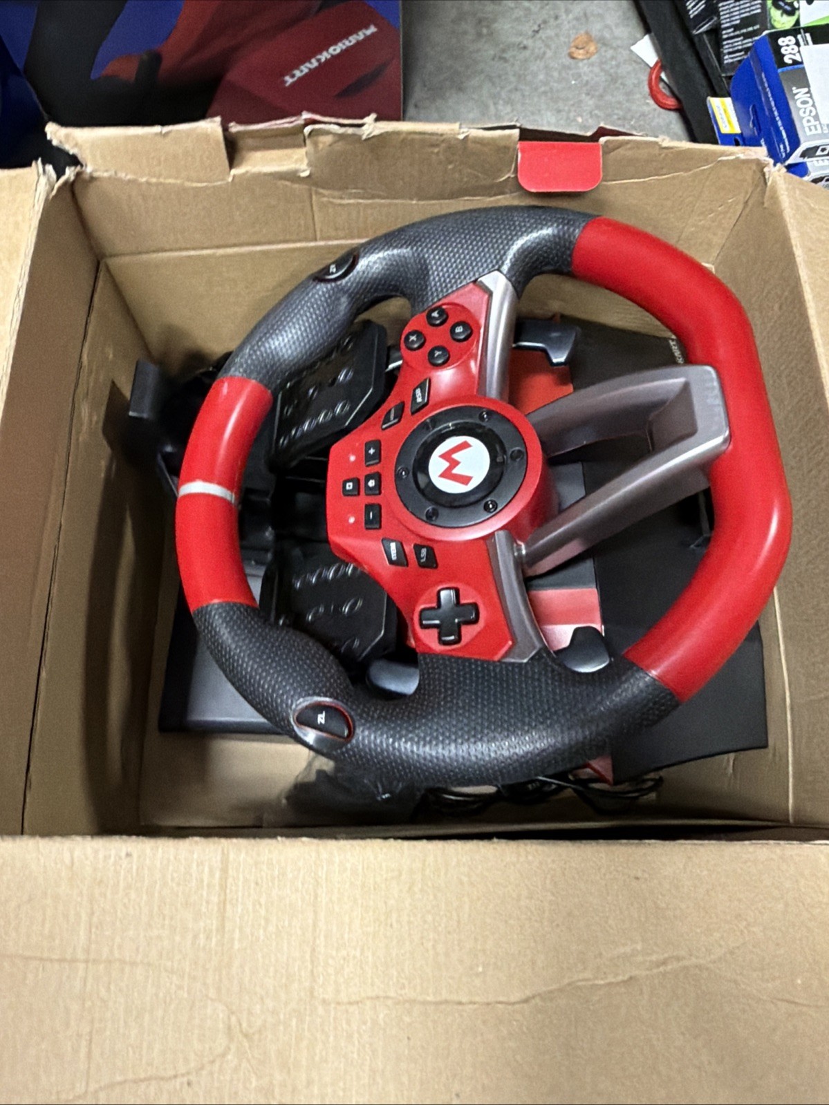 Nintendo Switch “Mario Kart” Racing Wheel Pro Deluxe by HORI