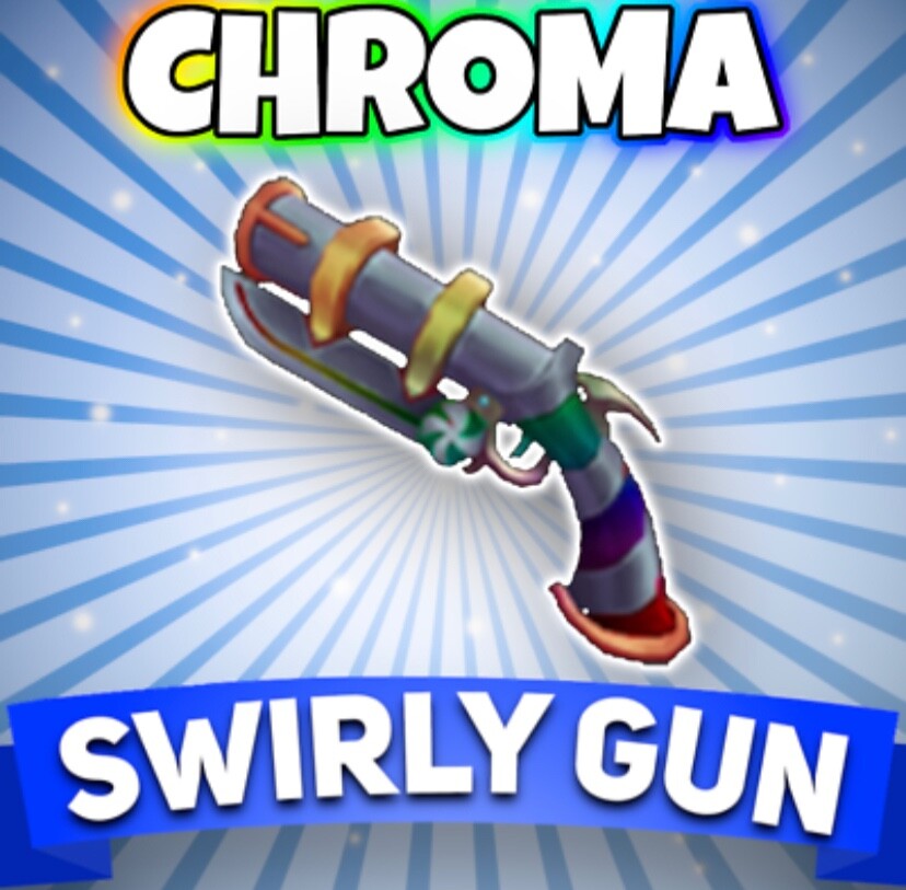 MM2- CHROMA SWIRLY GUN – ROBLOX- MURDER MYSTERY 2