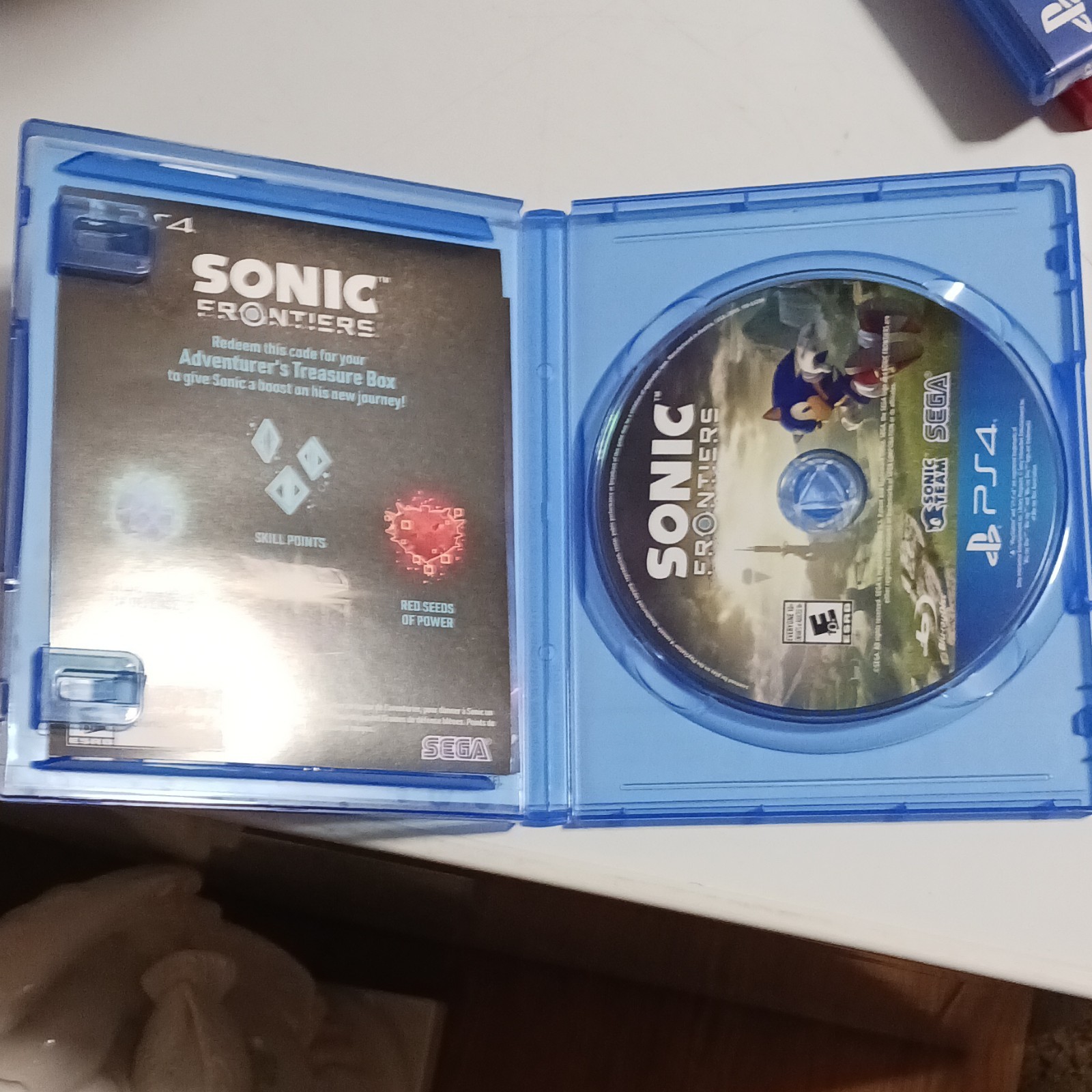 SEGA Sonic Frontiers PS4 Action Adventure E10+ PS5 Upgrade Available