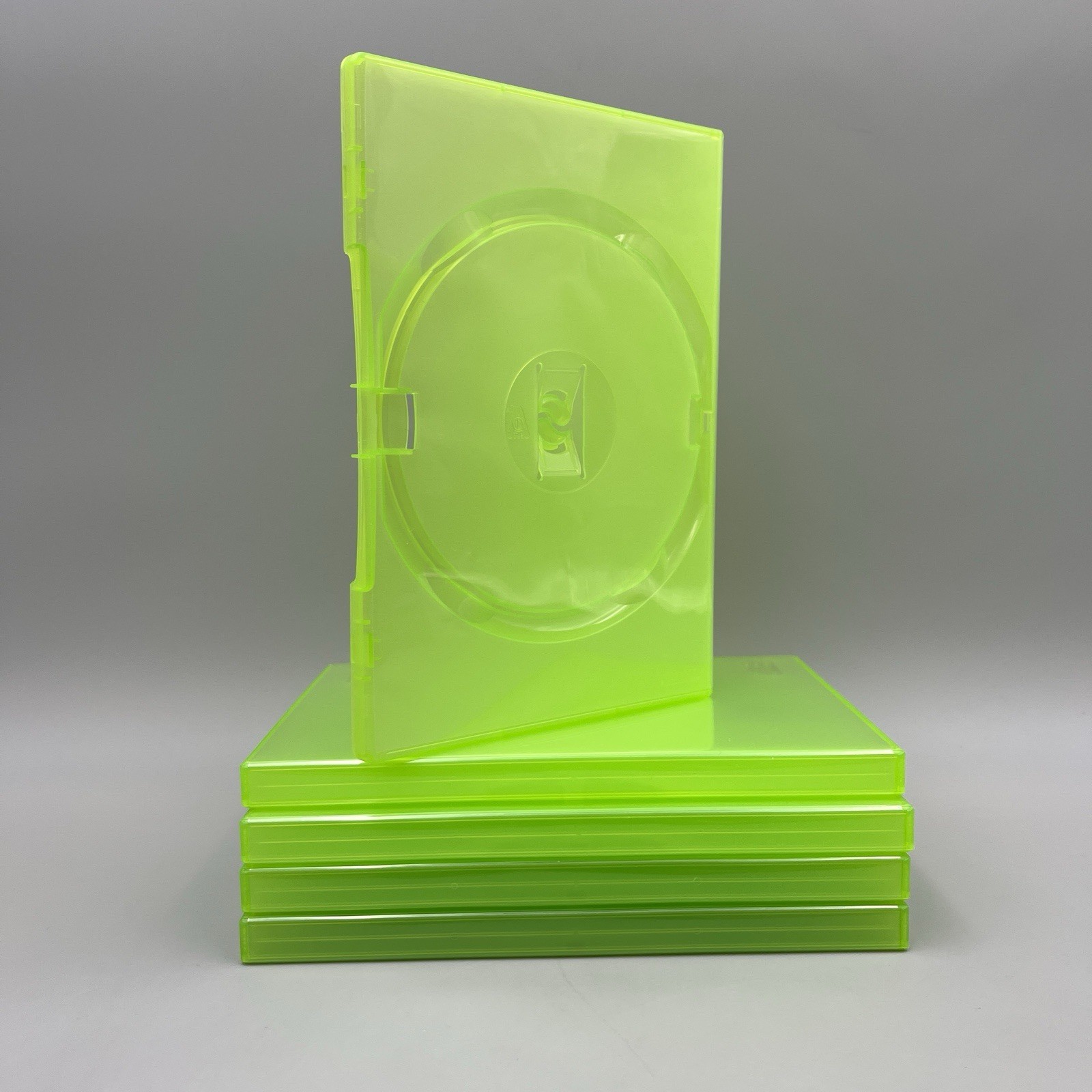 Xbox 360 Game Disc Case Replacement Translucent Green – Lot of 5 *READ*