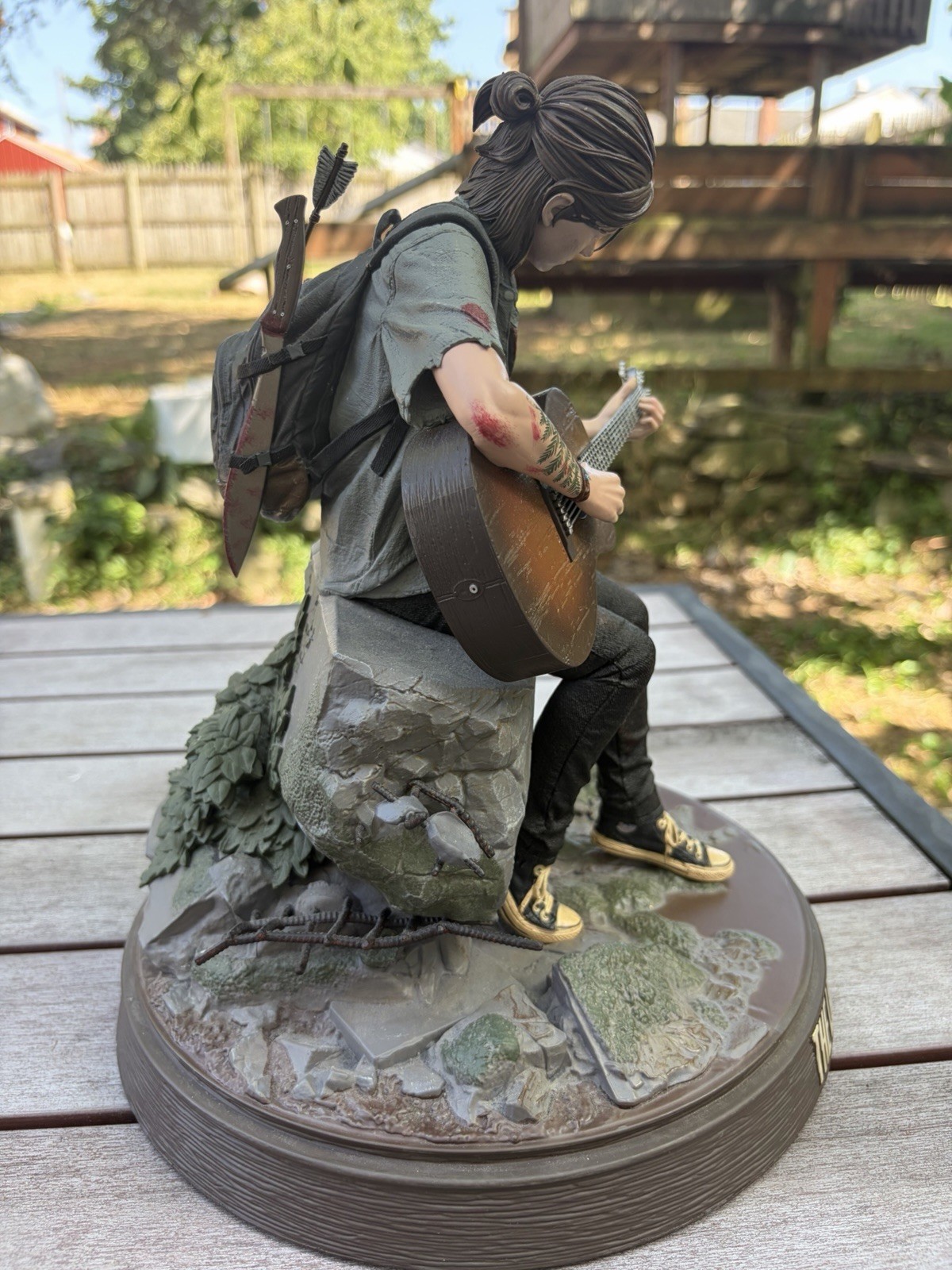 The Last of Us Part II Ellie Special Edition Hand Painted Statue Figure W/ Base