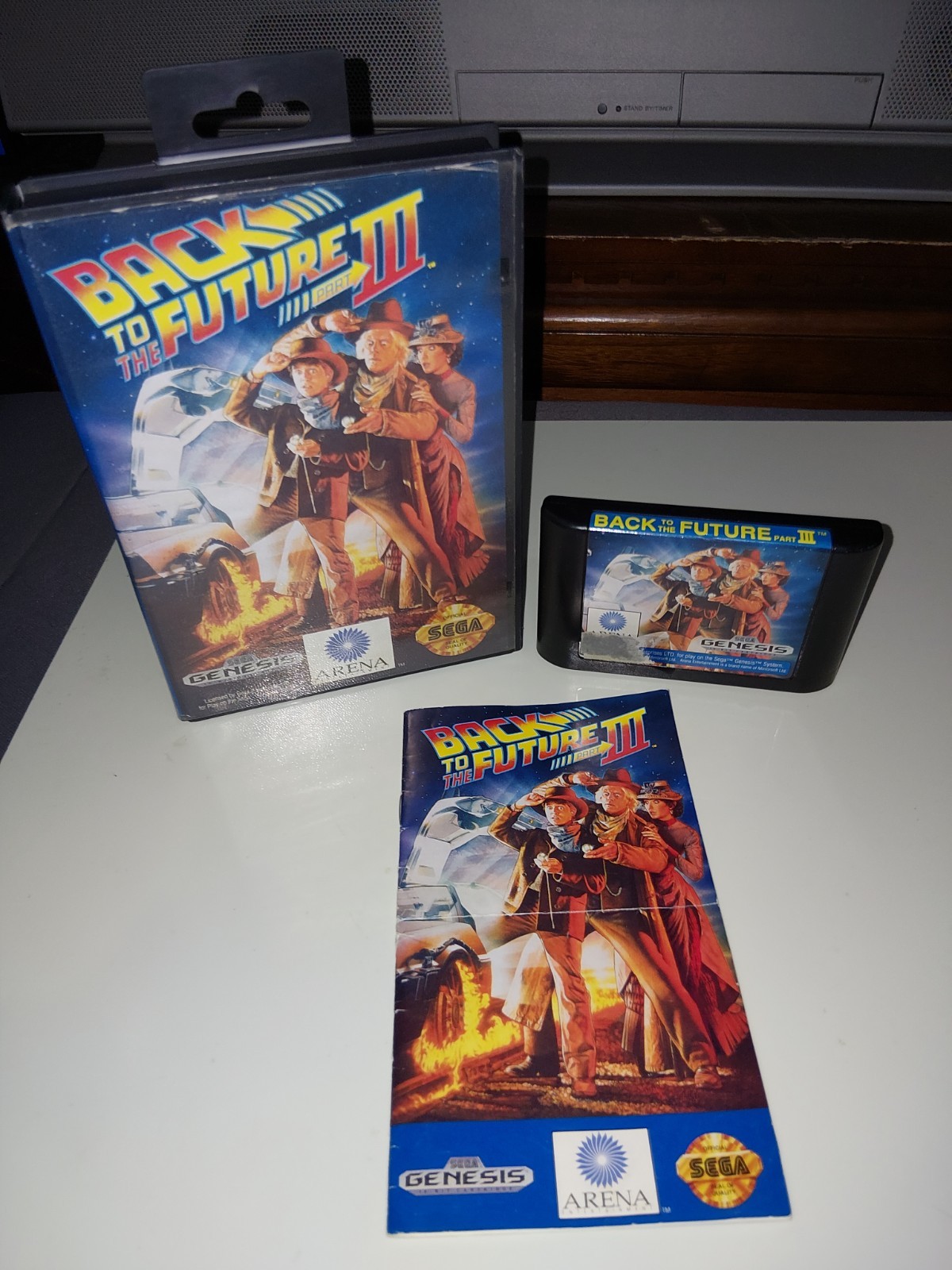 Sega Genesis Back To The Future III 3 CIB With Manual Tested And Working
