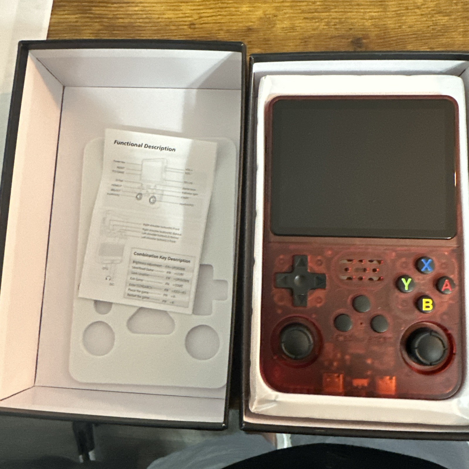 Game Lab R36S Retro Handheld Console 15,000 Games. 64gb, 3.5″ Screen-purple-New