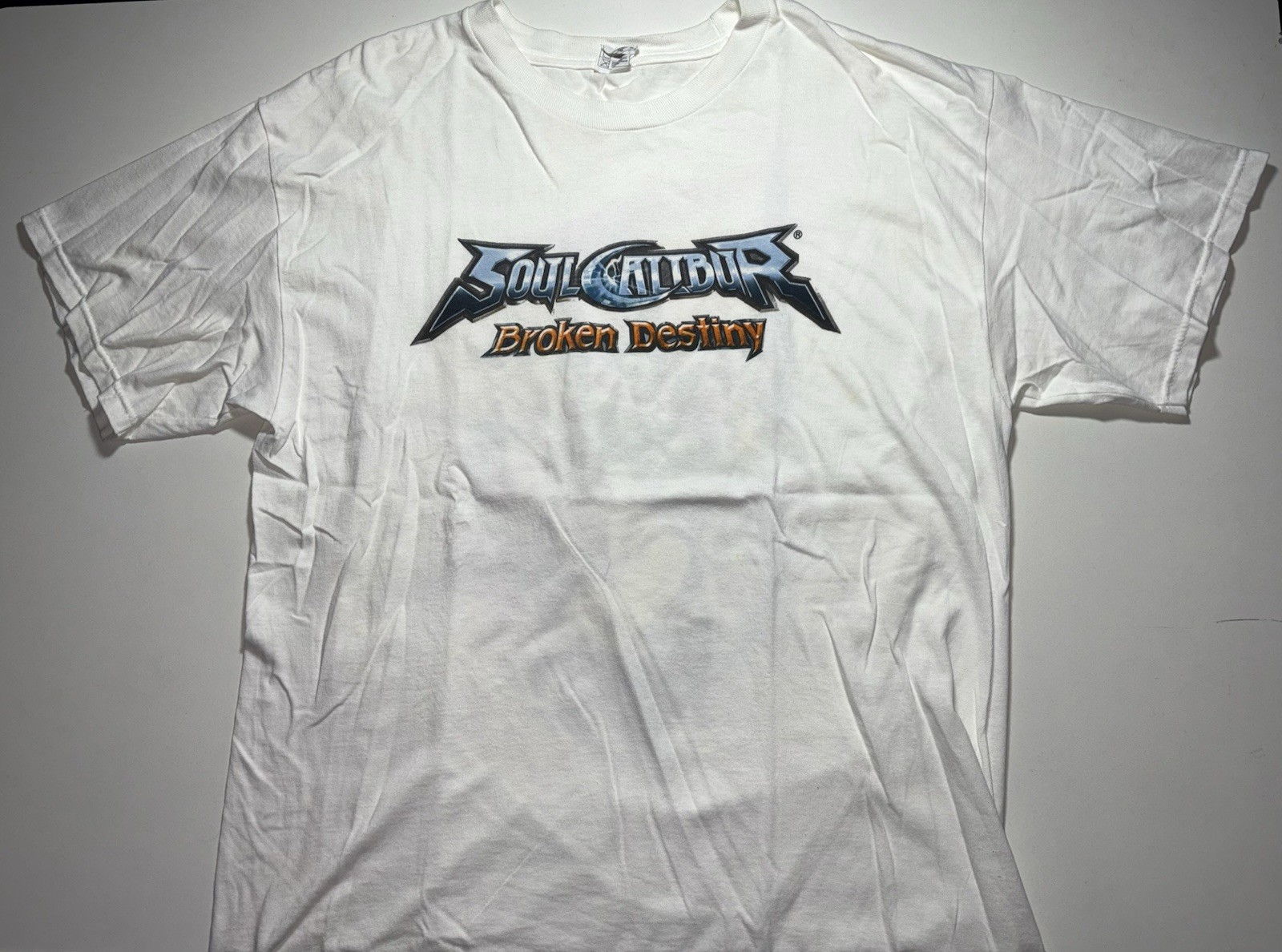 Soul Calibur Broken Destiny 2000s Official Video Game Vintage Shirt Size XL Y2K