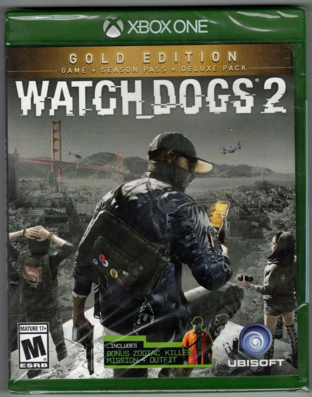 Watch Dogs 2: Gold Edition Xbox One (Brand New Factory Sealed US Version) Xbox O
