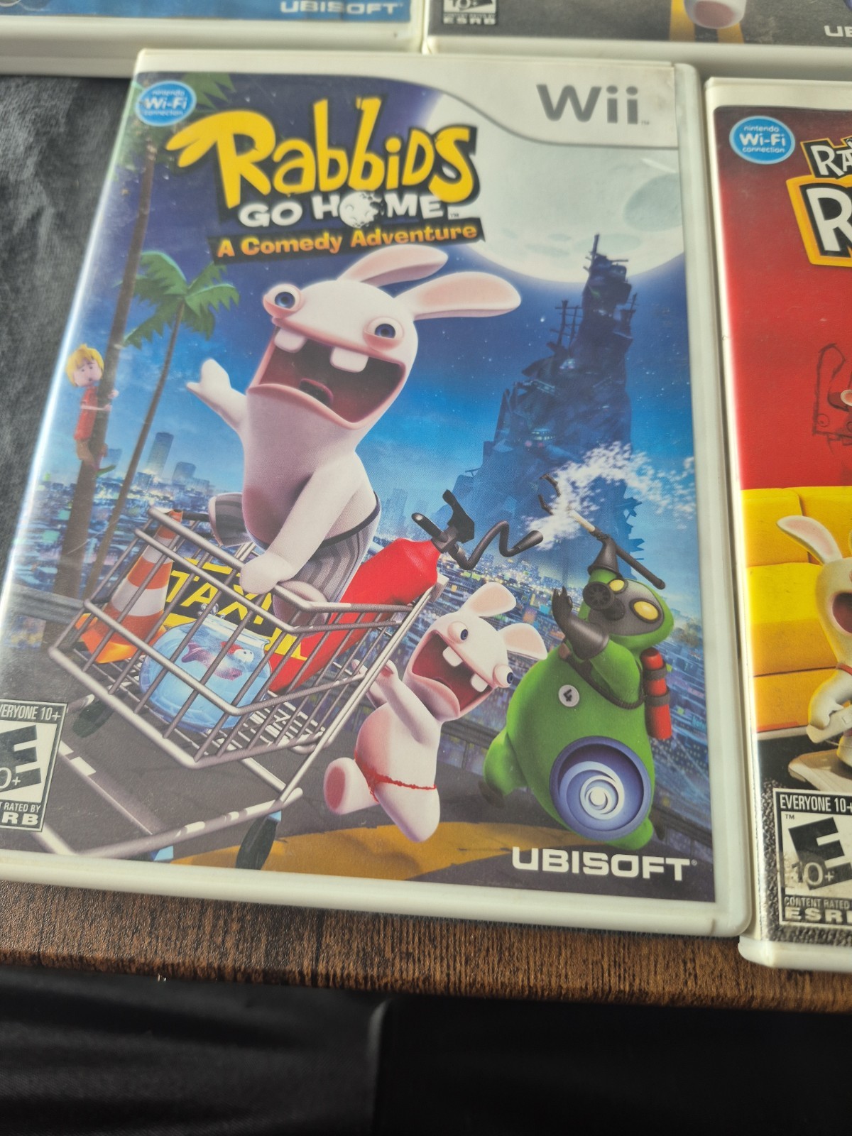 Nintendo Wii RAYMAN RAVING RABBIDS 5 Game CollectionFUN