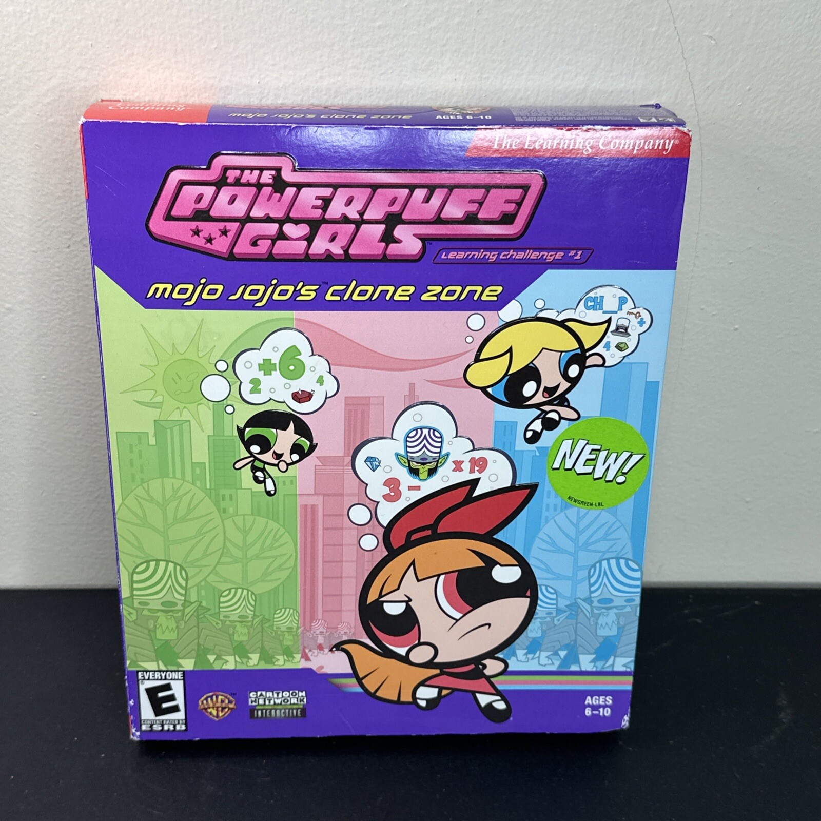 Powerpuff Girls Learning Challenge 1 Mojo Jojo’s Clone Zone PC Game 2002 SEALED