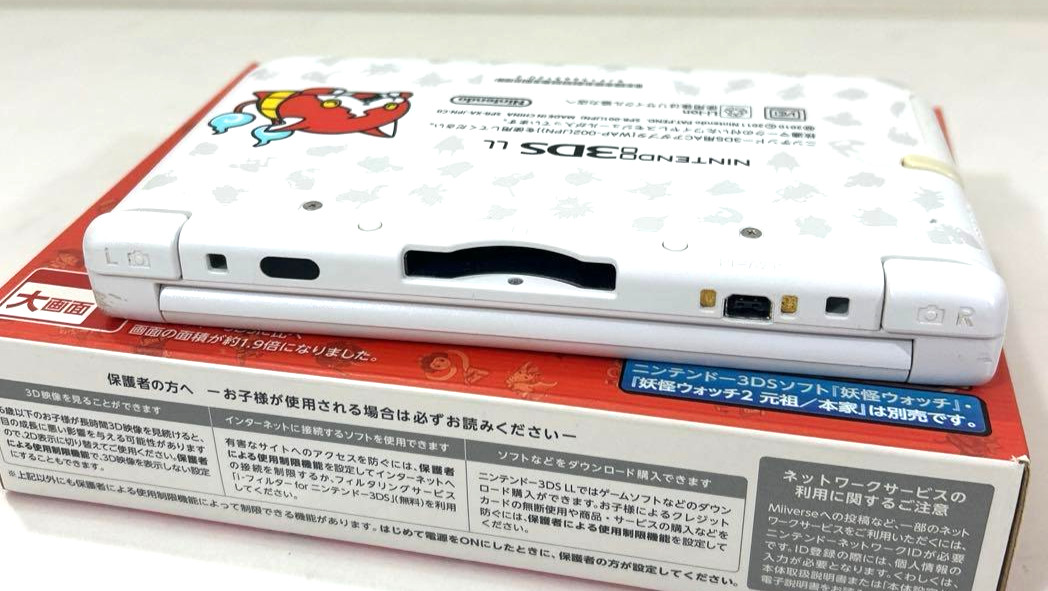 Nintendo 3DSLL Yo-kai Watch Jibanyan Pack Boxed Tested Working Japan