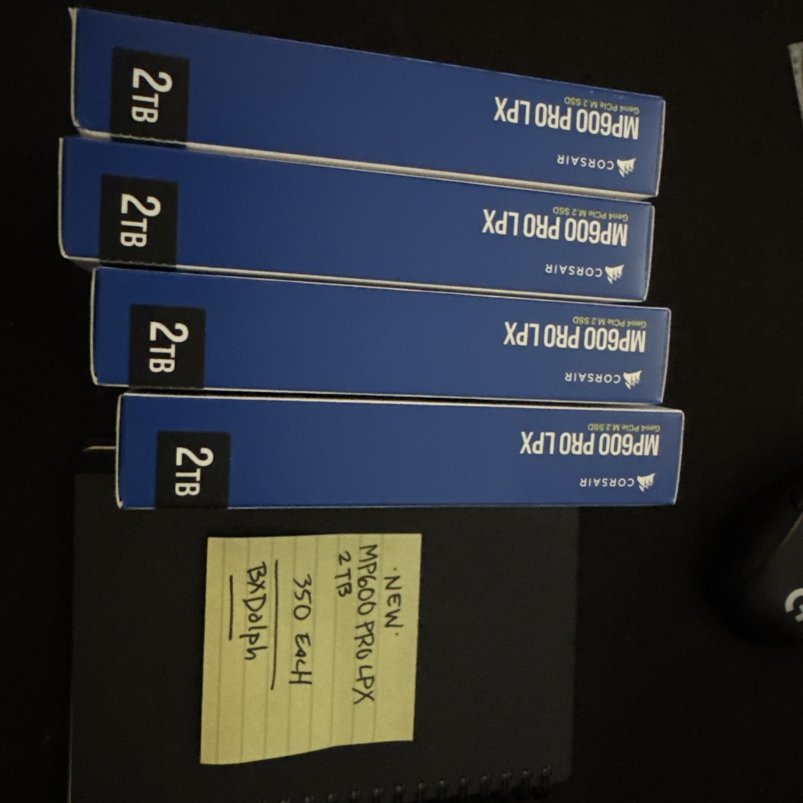 CORSAIR – MP600 PRO LPX 2TB Internal SSD PCIe Gen 4 x4 NVMe with Heatsink PS5