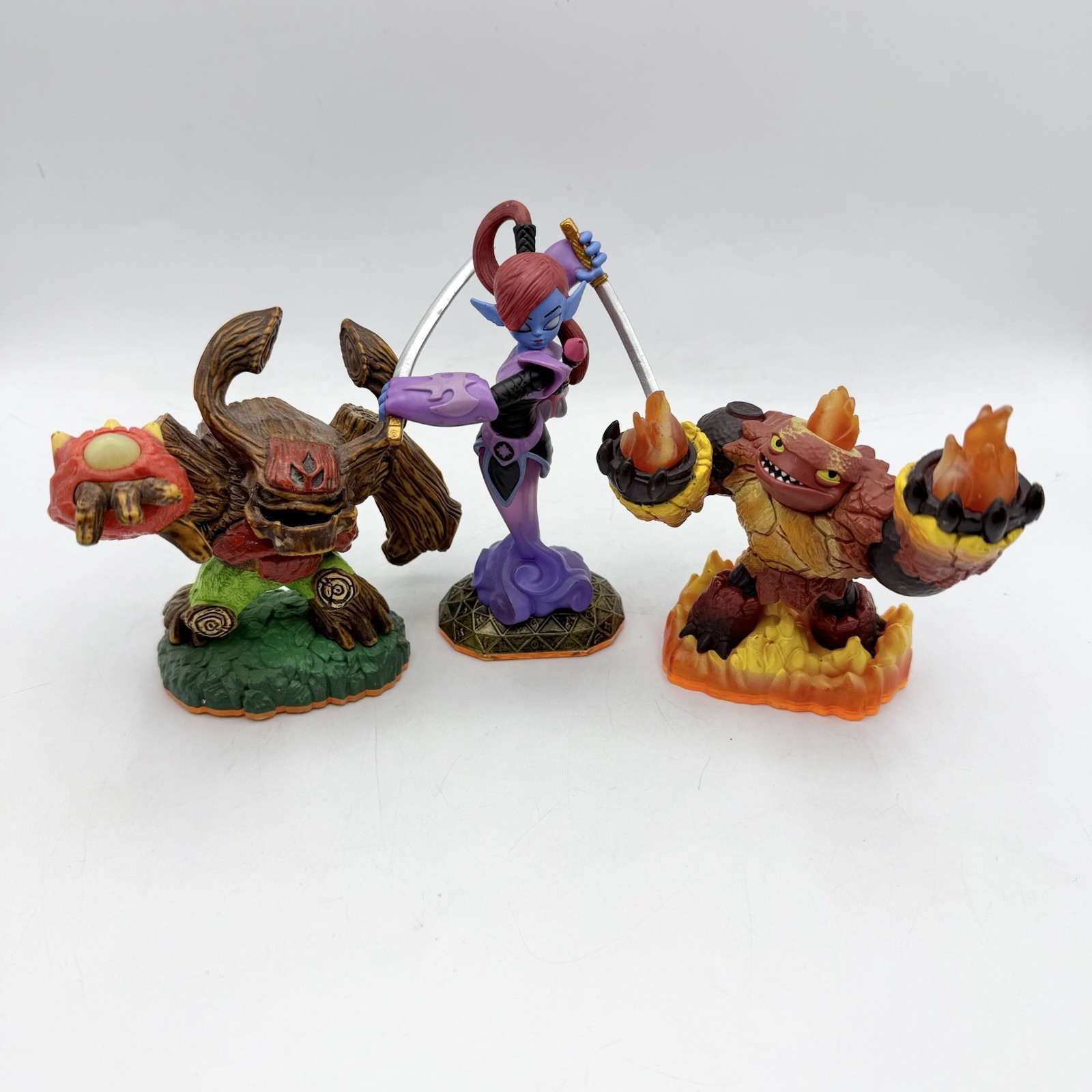 Skylanders Giants Lot Of 3: Ninjini, Hot Head, Tree Rex