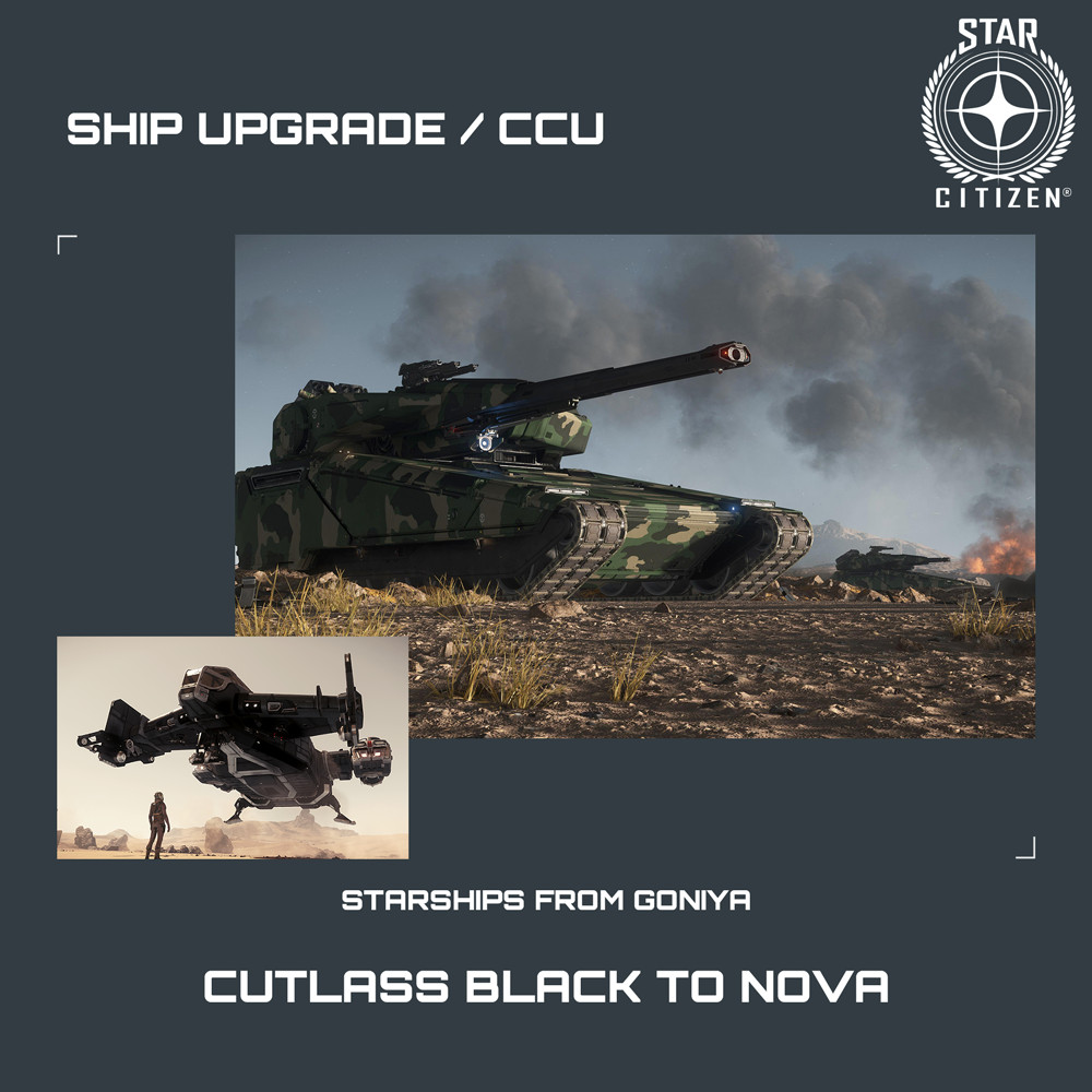 STAR CITIZEN – TUMBRIL NOVA TANK UPGRADE – (CCU)