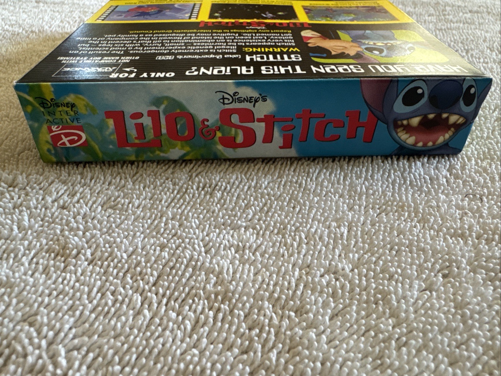 Disney Lilo and Stitch Nintendo Game Boy Advance GBA **CiB** Very Clean
