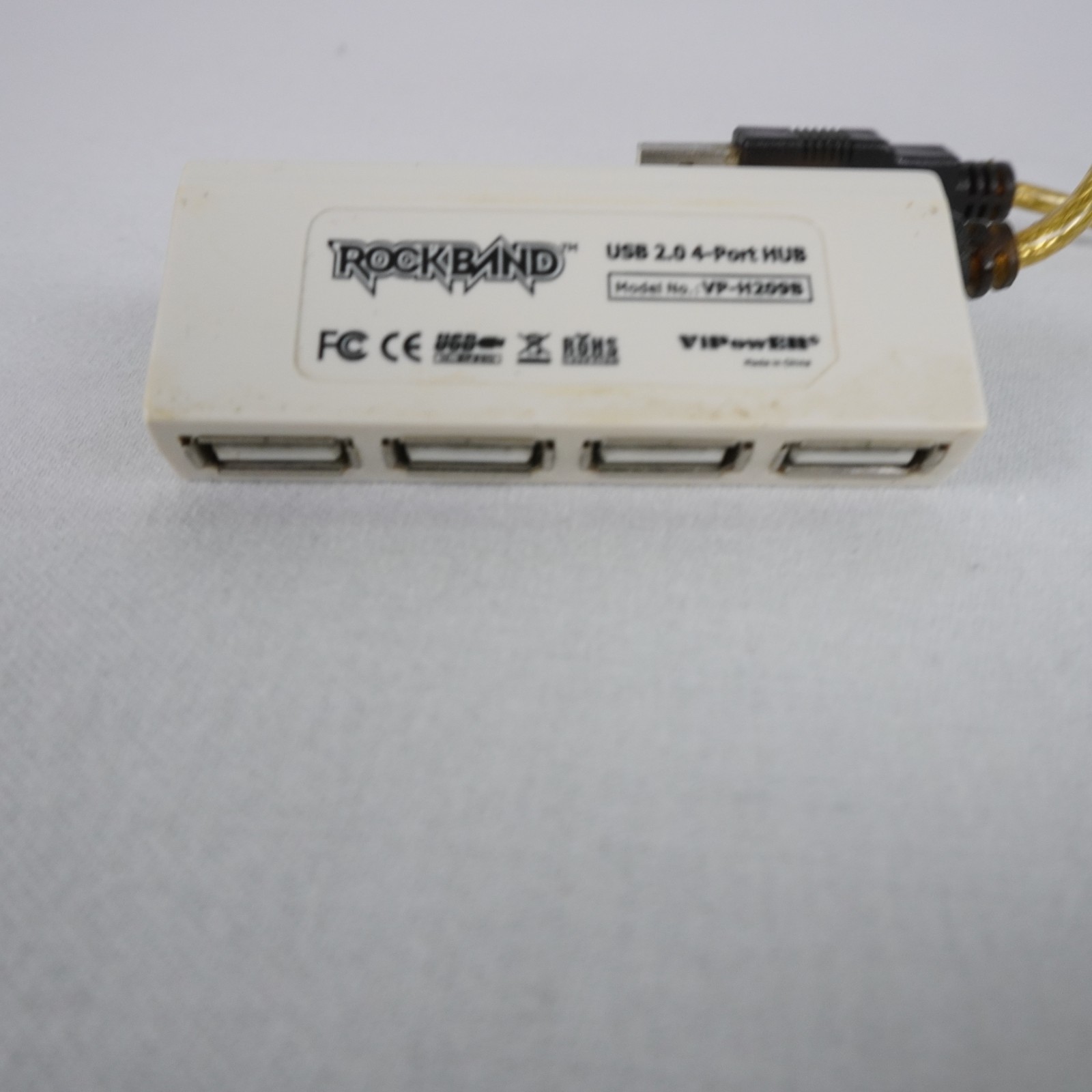 Rock Band USB 2.0 4 Port Hub ViPowER VP-H209B Dongle Xbox 360 Wii PS2 PS3