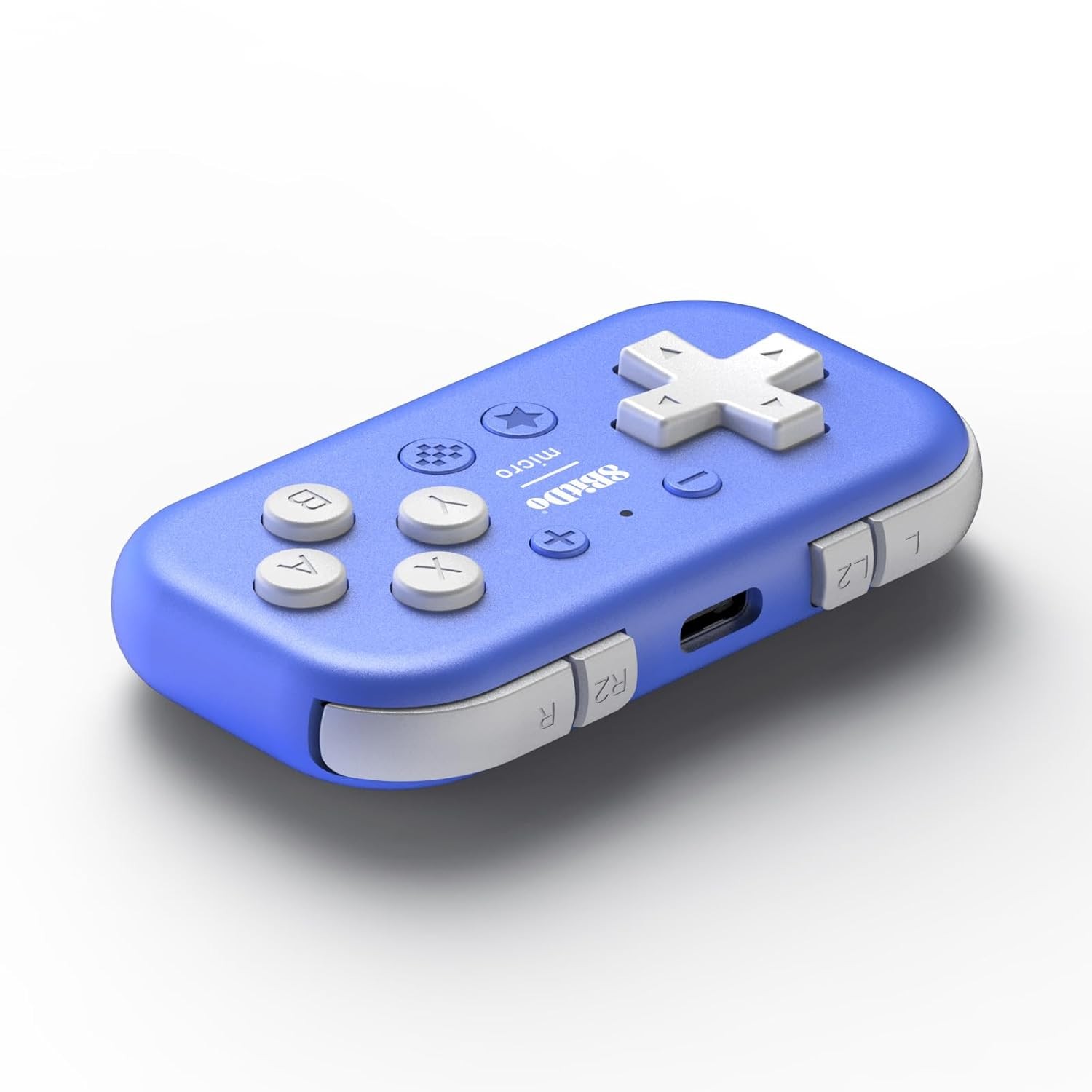 8Bitdo Mini Bluetooth Gamepad Controller for Switch, Android, Raspberry Pi, Blue