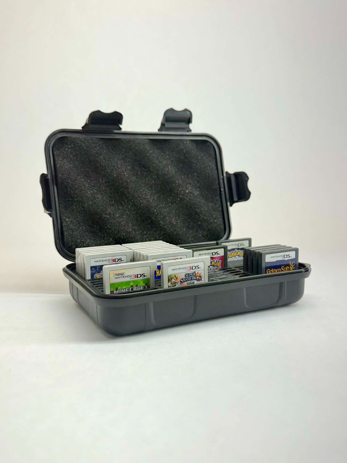 Compact Nintendo DS 3DS Cartridge Case 56 Game Storage Holder