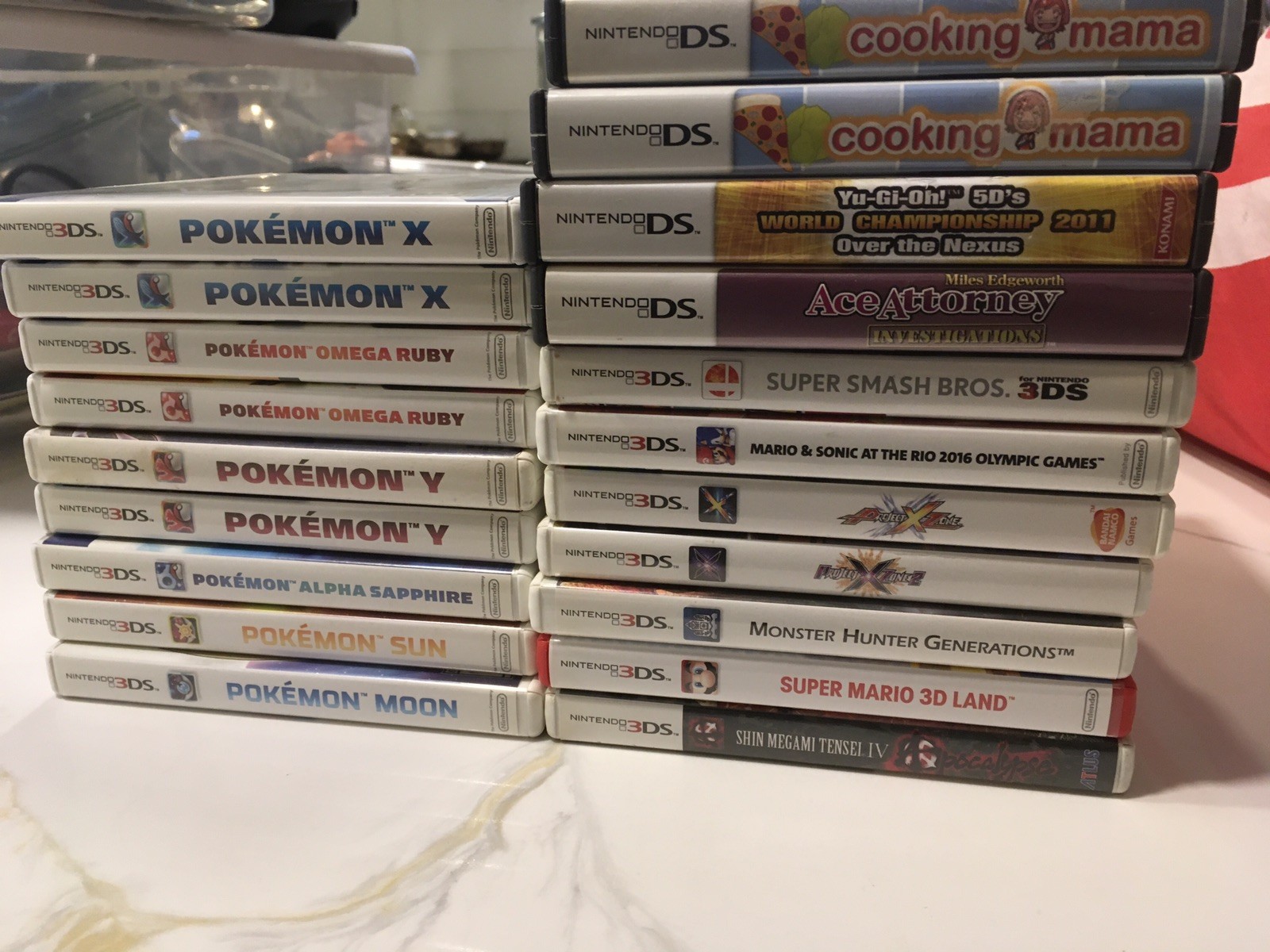 Empty Nintendo Video Game Cases Lot Of 20 DS 3DS Mario Pokemon No Games