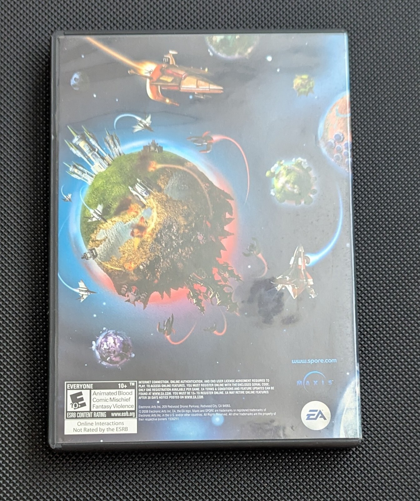 Spore (Windows/Mac, 2008) Complete w/ manual + case