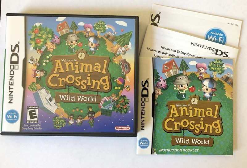 Brand New Sealed Animal Crossing Wild World – Nintendo DS Free Shipping